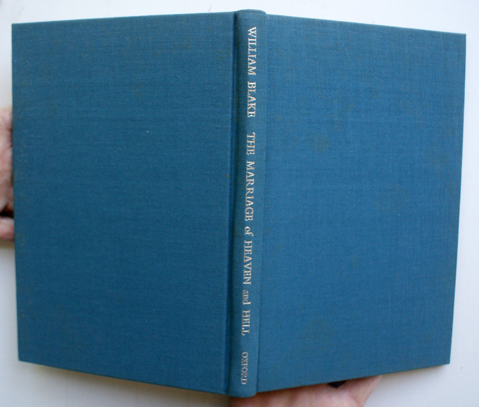 THE MARRIAGE OF HEAVEN AND HELL Blake & Keynes 1st HC DJ [364]