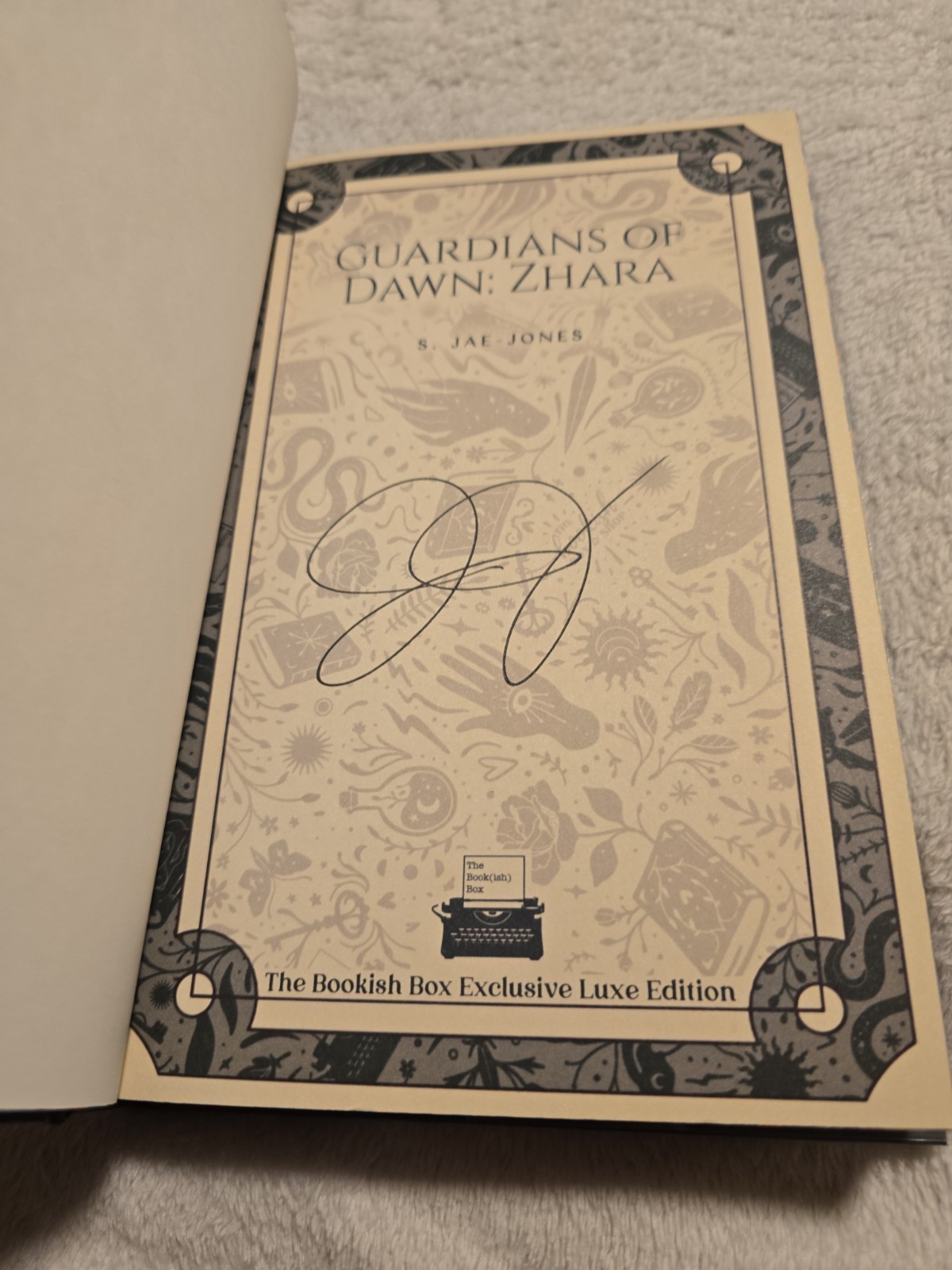 Guardians of the Dawn Zhara by S. Jae-Jones Bookish Box Exclusive Edition
