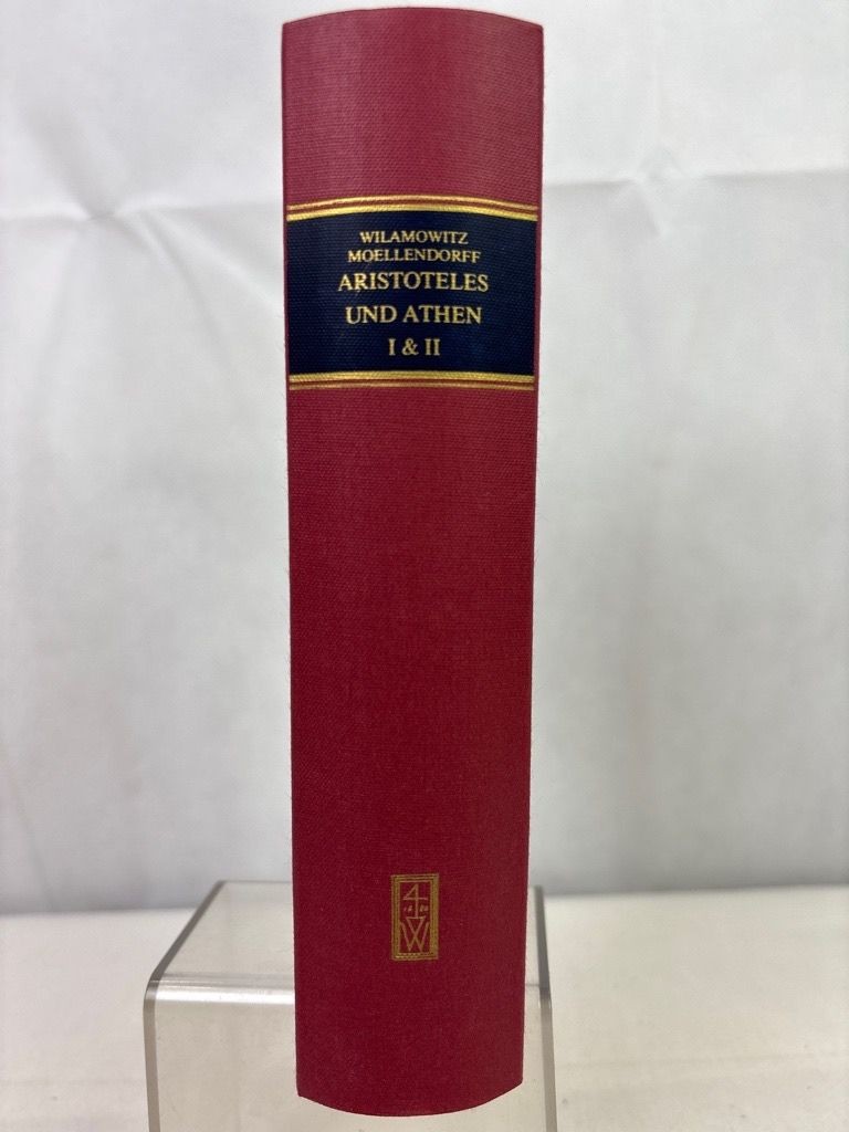 Aristoteles und Athen, Band 1 & 2 in einem Buch. Reprografischer Nachdruck der 1