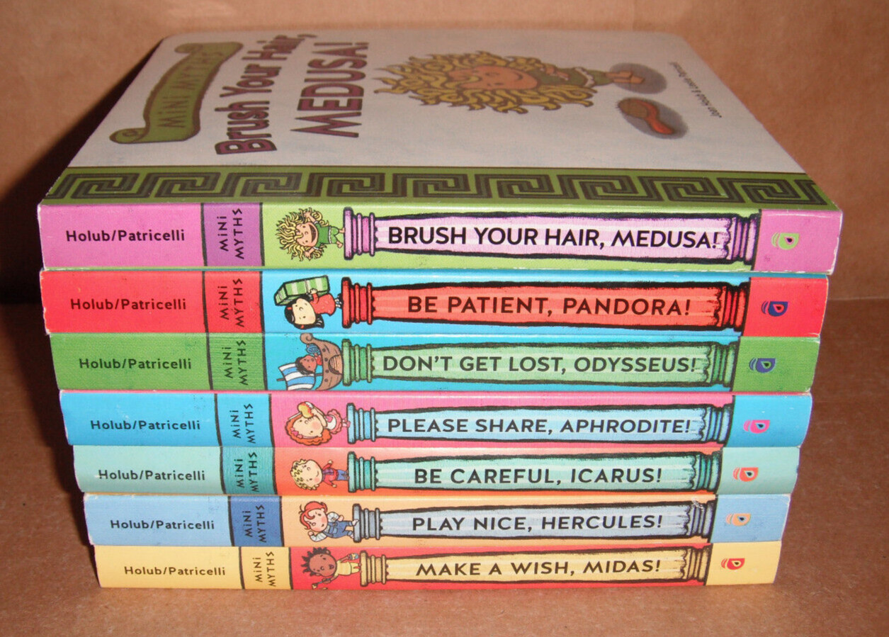 Lot of 7 Mini Myths Board Books by Joan Holub