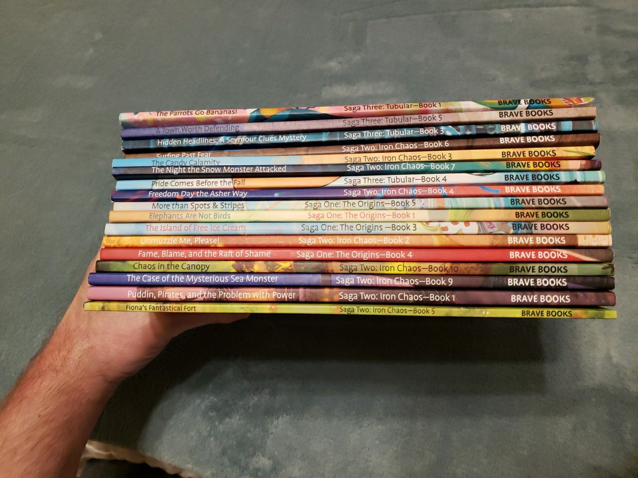 Lot of 17 Brave Books Mixed Saga 1 2 3