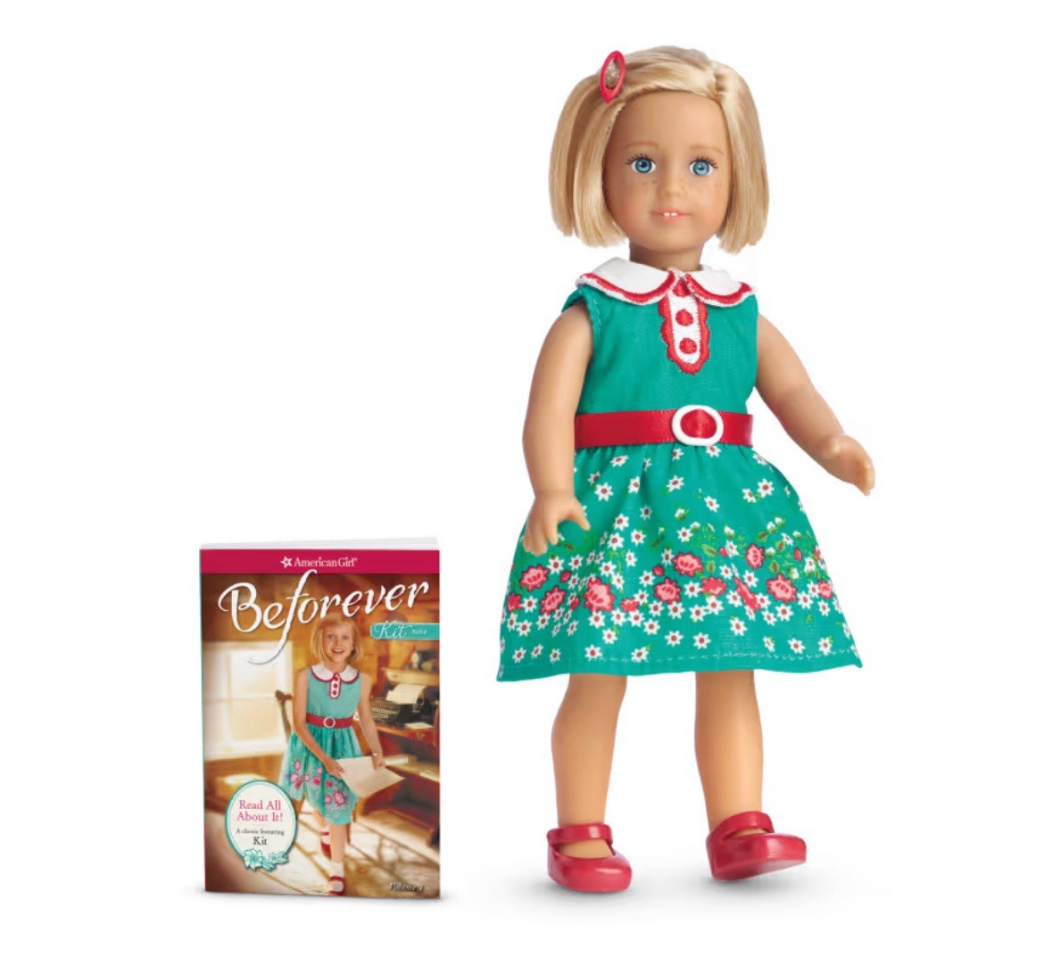 American Girl Kit Kittredge Mini 6.5” Doll and Book – NEW IN BOX
