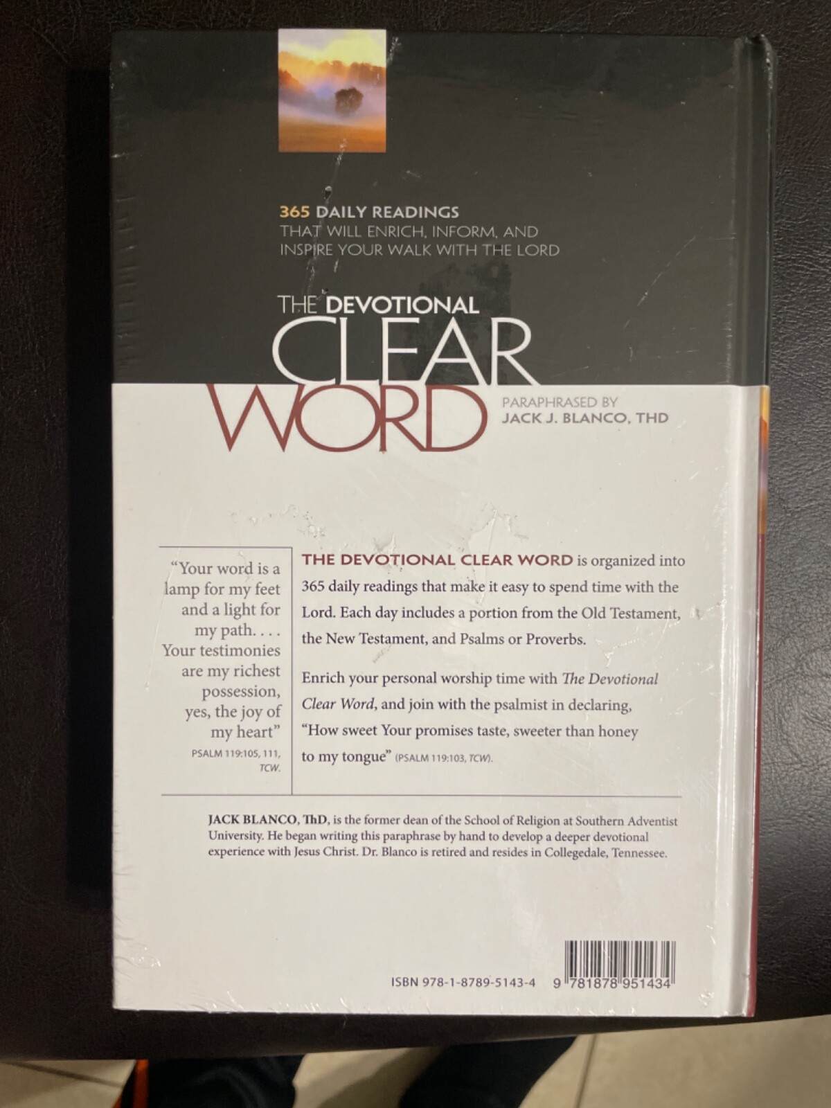 DEVOTIONAL CLEAR WORD – Hardcover *brand new. Unopened