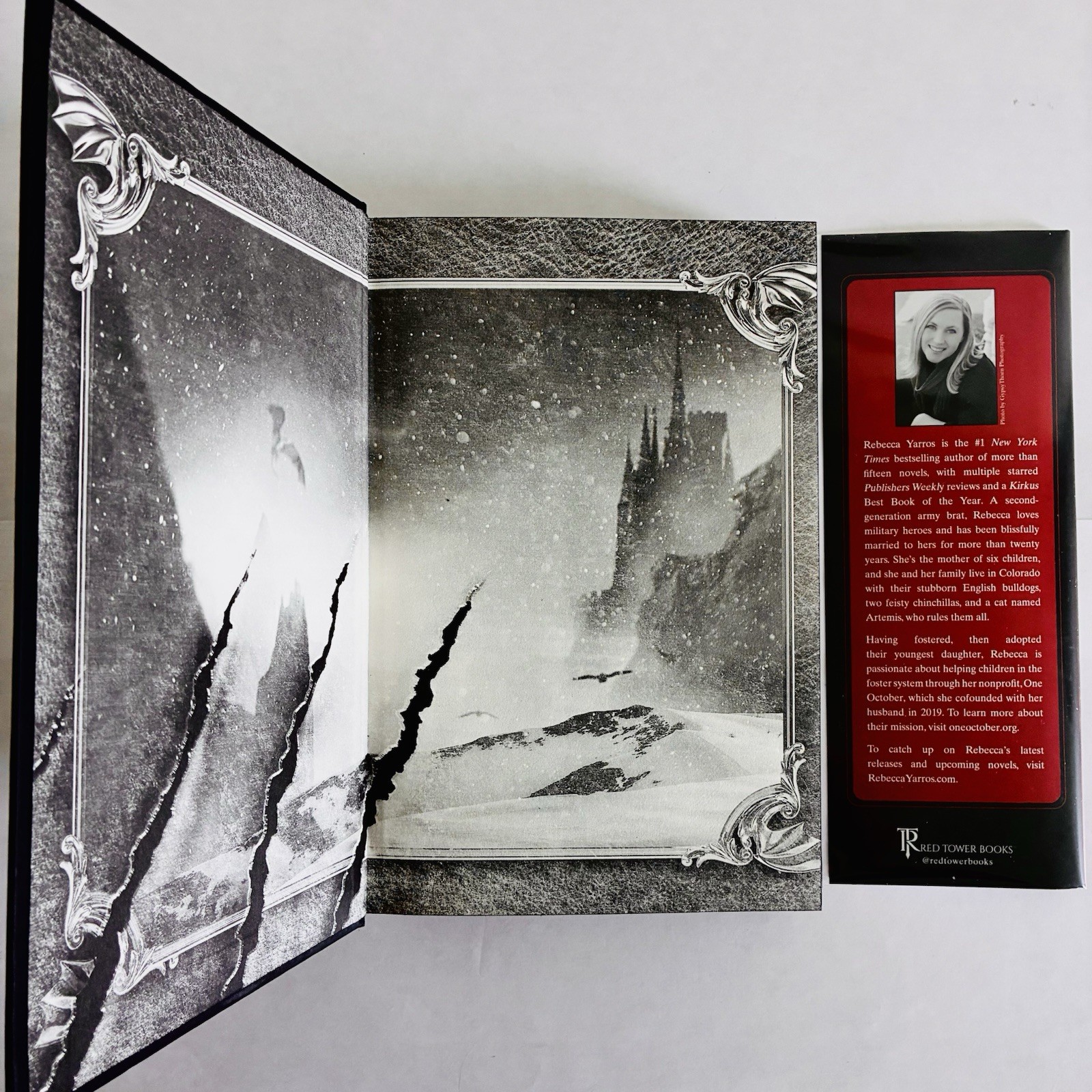 Fourth Wing Holiday Edition Rebecca Yarros SIGNED & STAMPED QUOTE First Print
