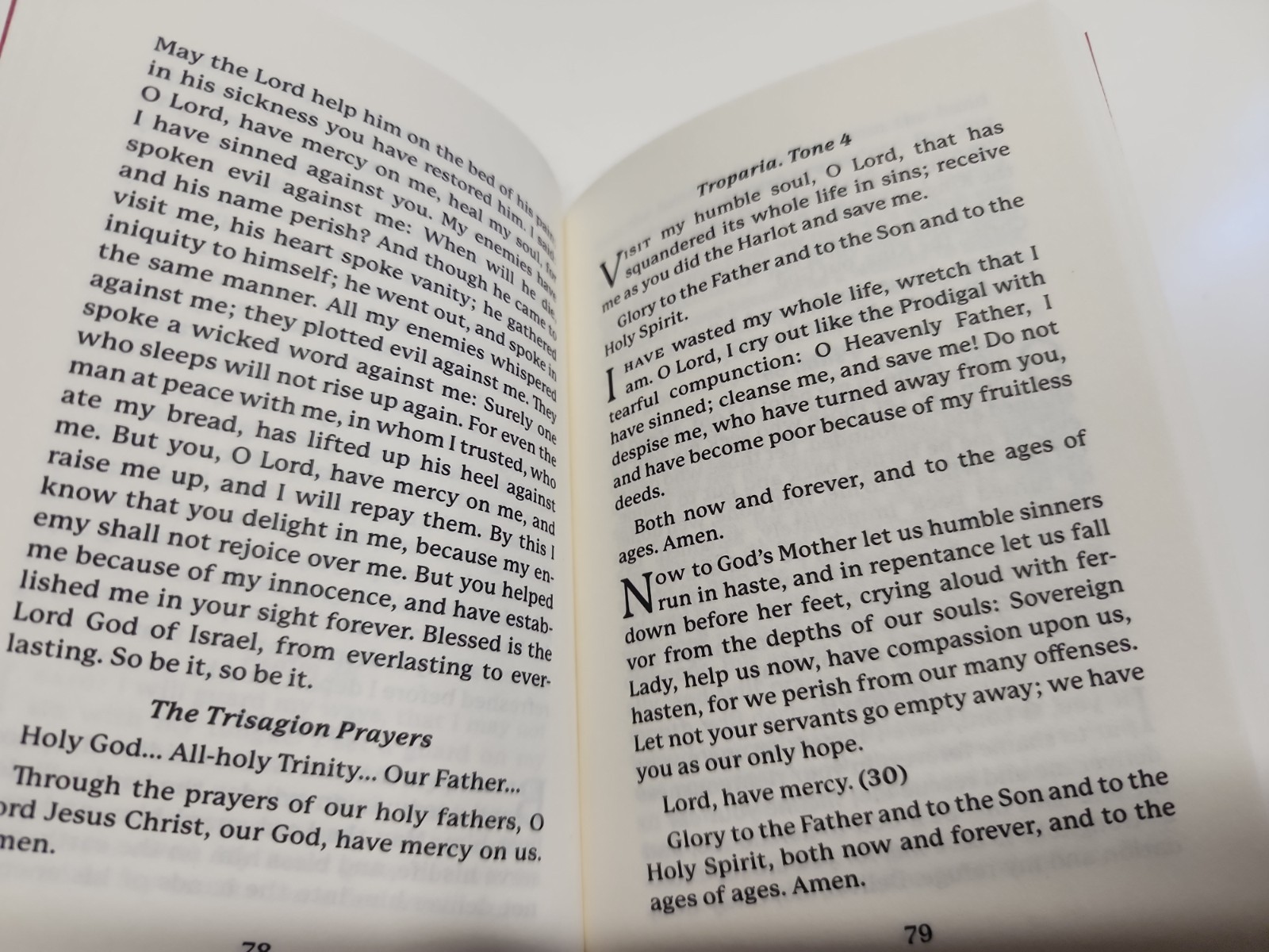 Orthodox- St Ignatius Pocket Prayer Book Modern English Edition Hardcover