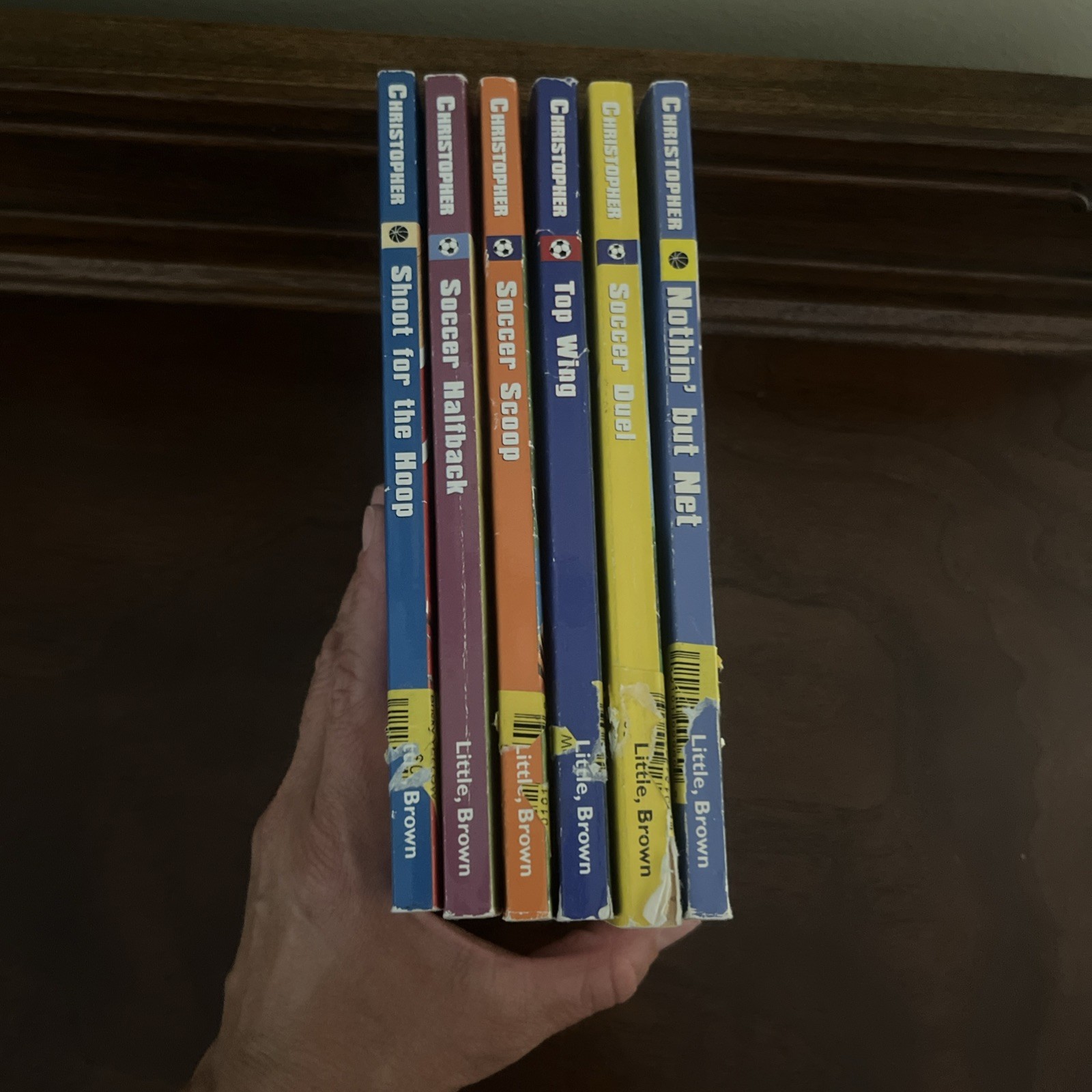Vtg Matt Christopher Sports Book Lot Of 6 Soccer Basketball