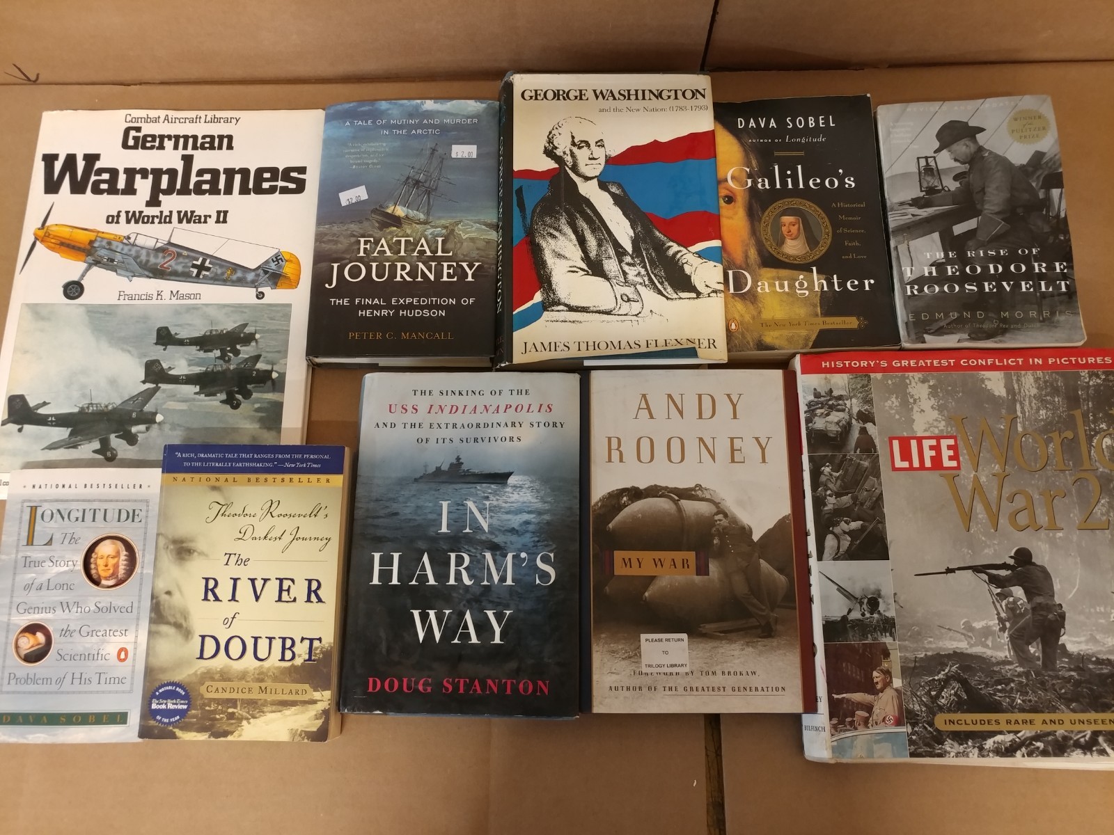 Lot of 5 History US World Europe American Europe Ancient War Book MIX UNSORTED
