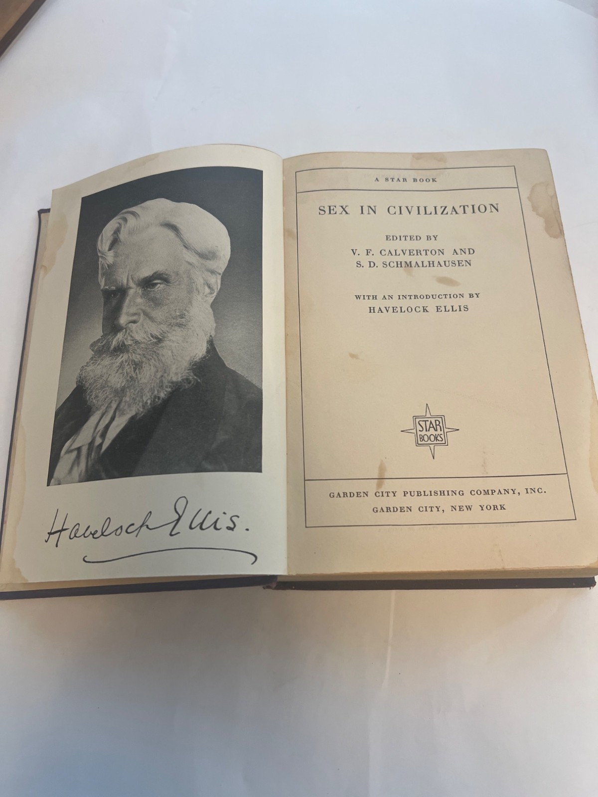Sex In Civilization By V. F. Calverton & S. D. Schmalhausen 1930 Hardcover Book