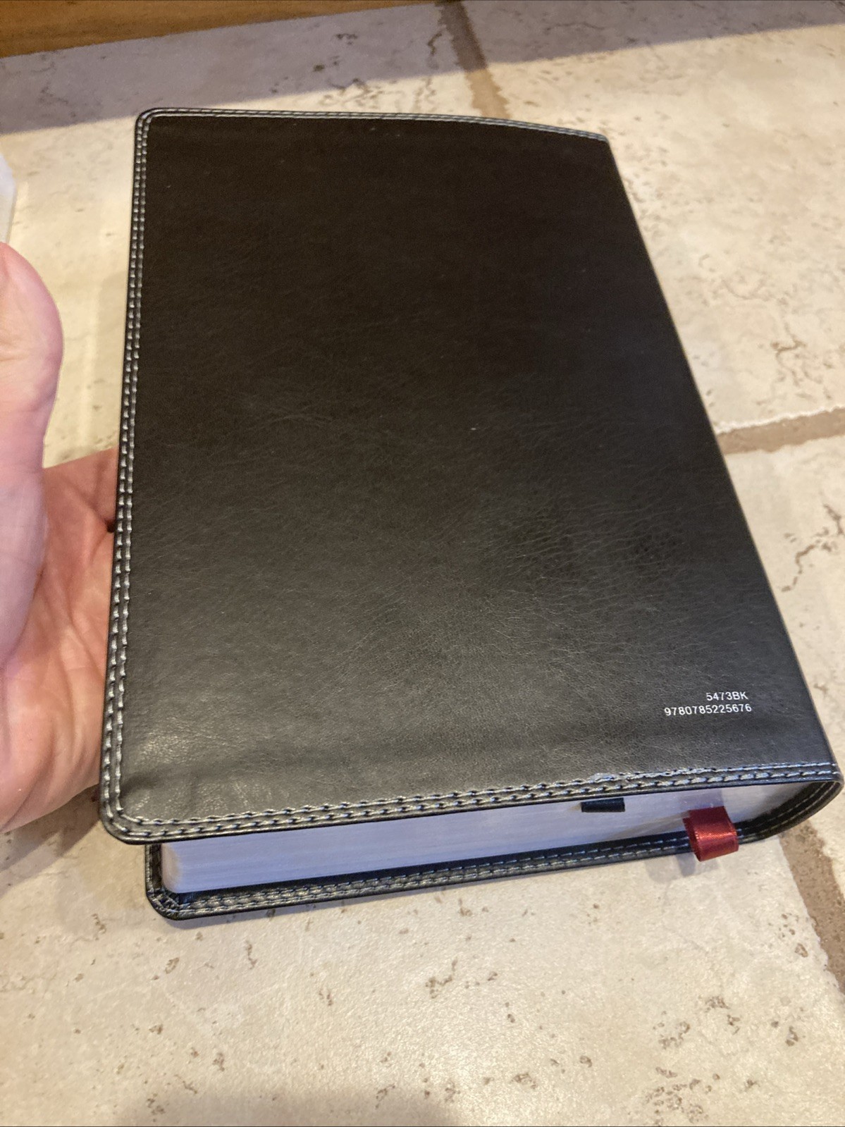 NASB Charles F. Stanley Life Principles Bible BLACK LEATHER SOFT