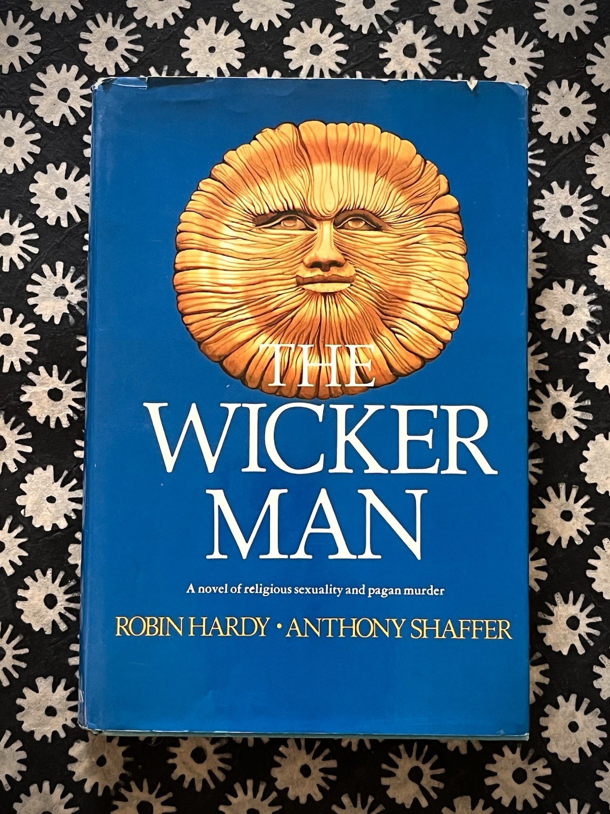 THE WICKER MAN ~ HARDY/SHAFFER (1978, Crown) First Edition HC/DJ Folk Horror