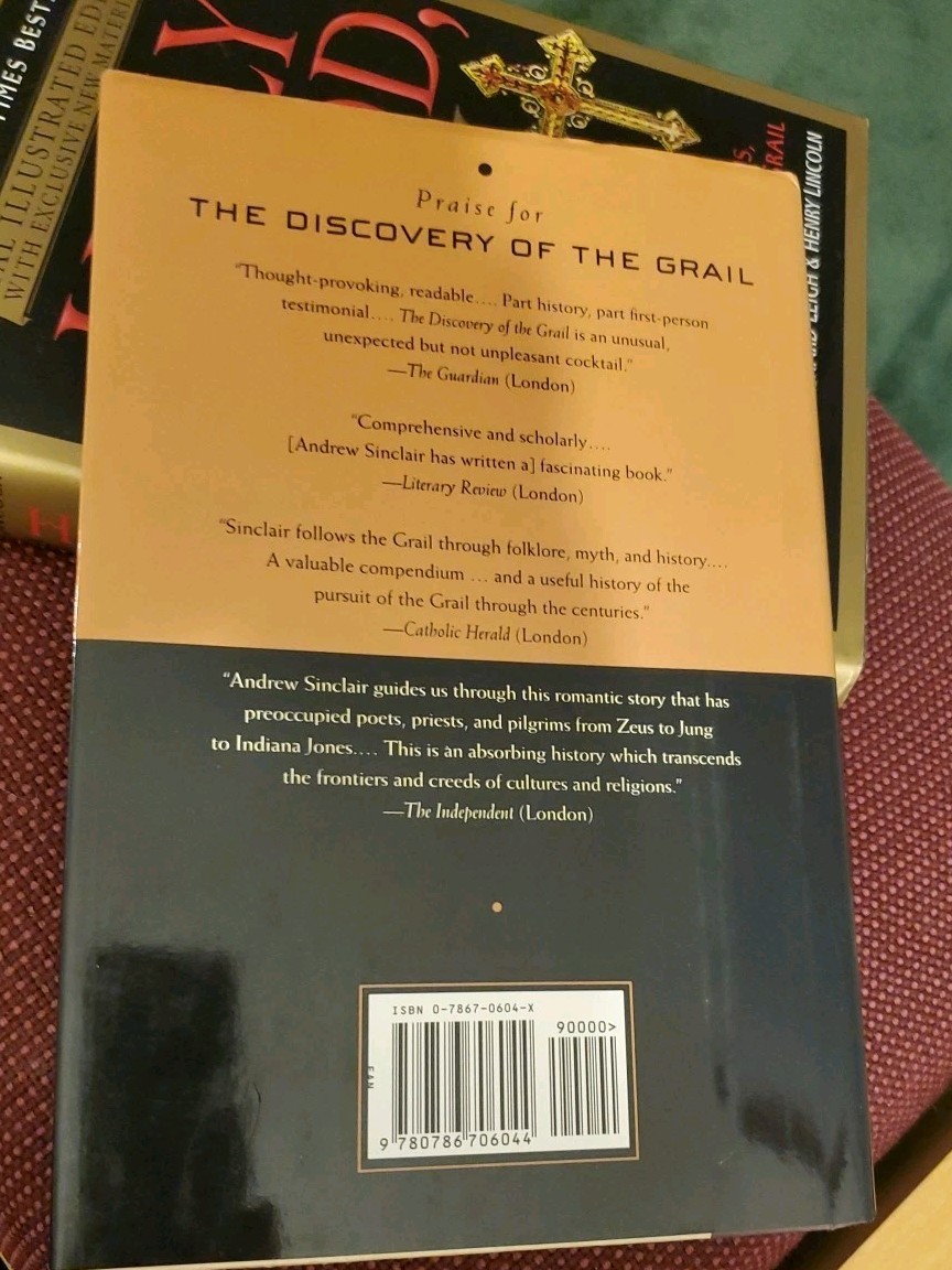 Holy Grail: Lot Of 5 books, 3 HC & 2 PB, LN. Gardner, Baigent, Barber, Sinclair