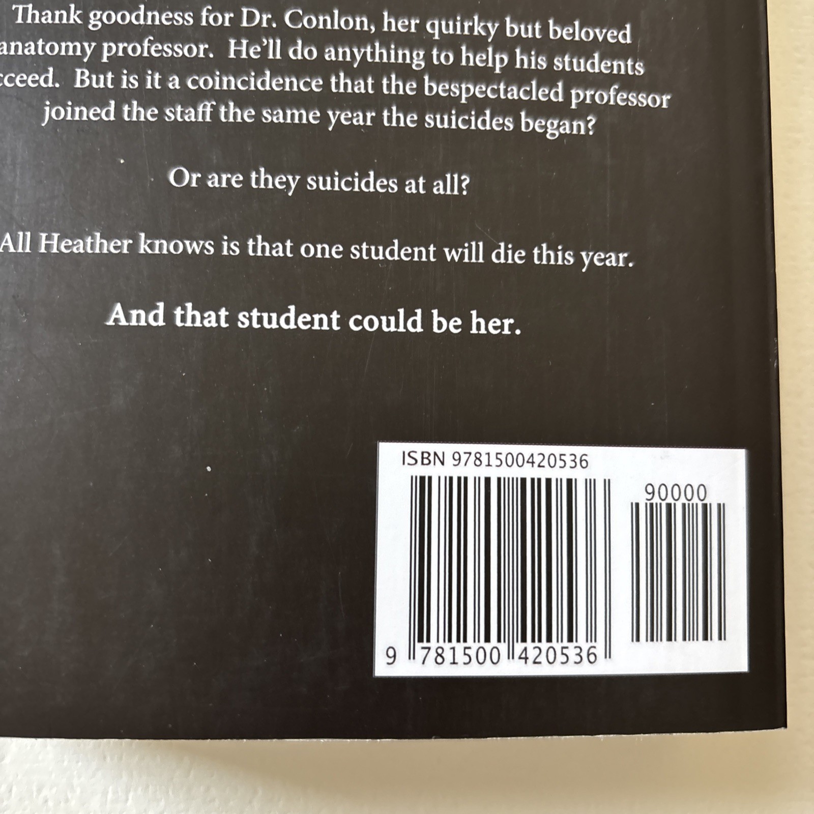 OUT OF PRINT RARE Suicide Med by Freida McFadden 2014 G2U