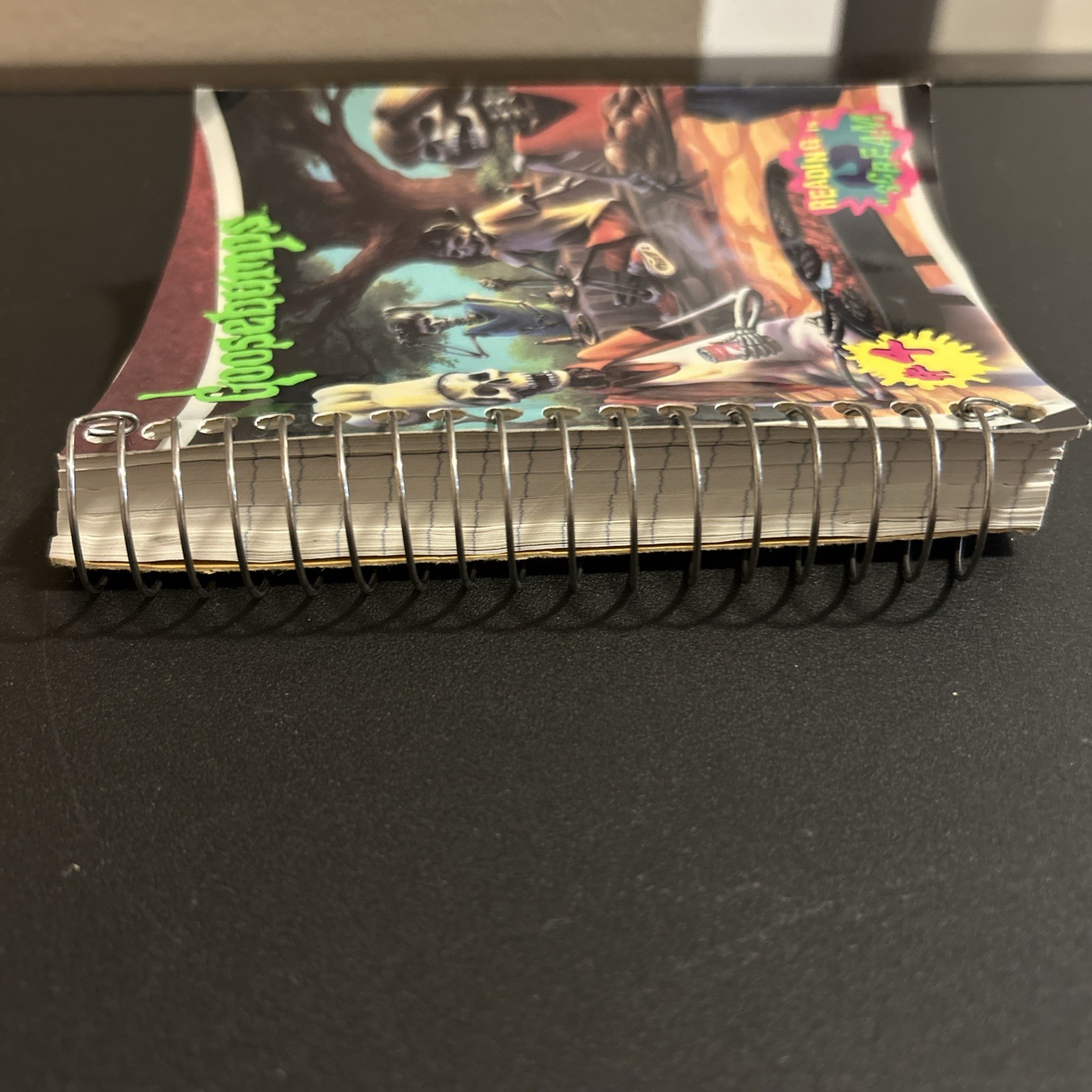 Vintage Goosebumps Mini Notebook Say Cheese And Die Rare. #4. 174/180 Pages Used