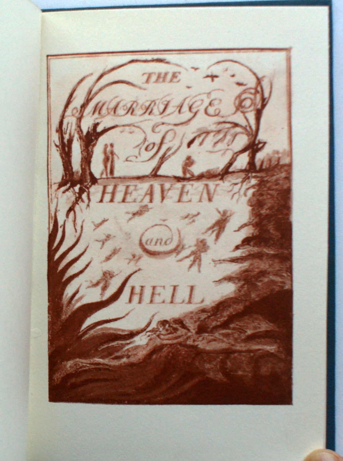 THE MARRIAGE OF HEAVEN AND HELL Blake & Keynes 1st HC DJ [364]