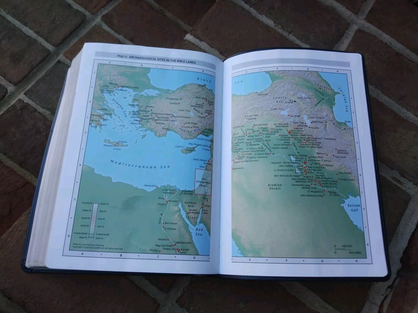 NIV Large Print Thompson Chain Reference Bible Navy~ Retails~89.99 Leathersoft