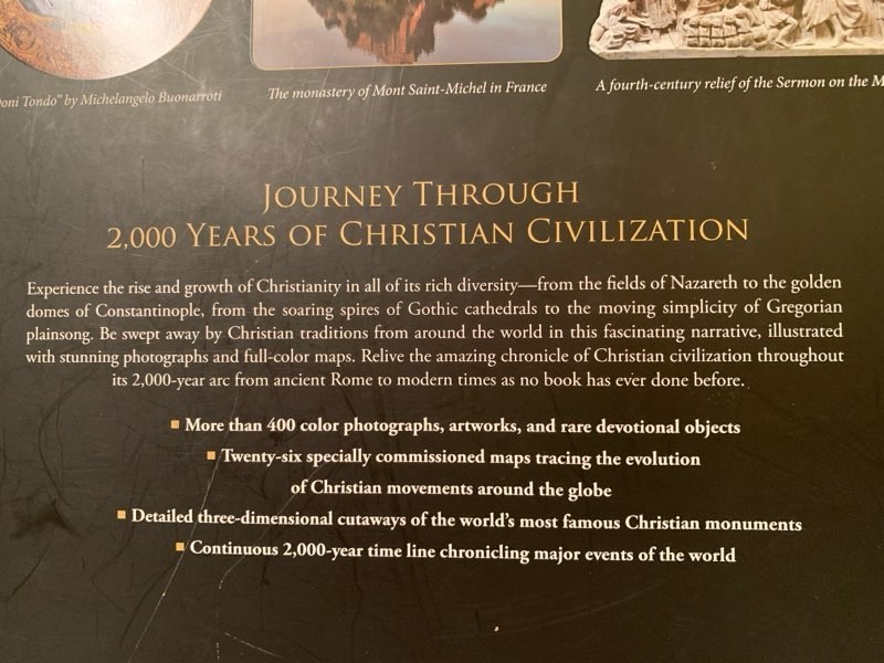 NATIONAL GEOGRAPHIC THE STORY OF CHRISTIANITY A CHRONICLE CHRISTIAN CIVILIZATION