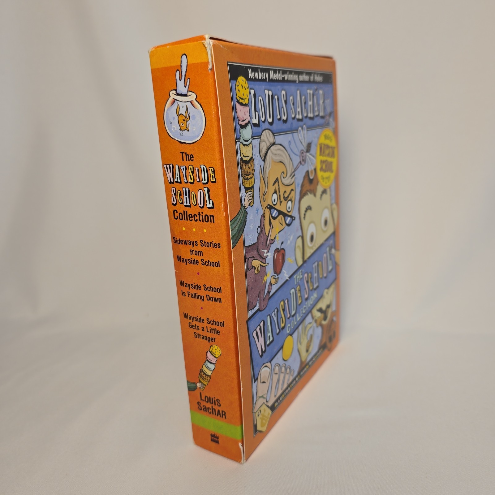 The Wayside School Collection Box Set of 3 Books by Louis Sachar in Slipcase