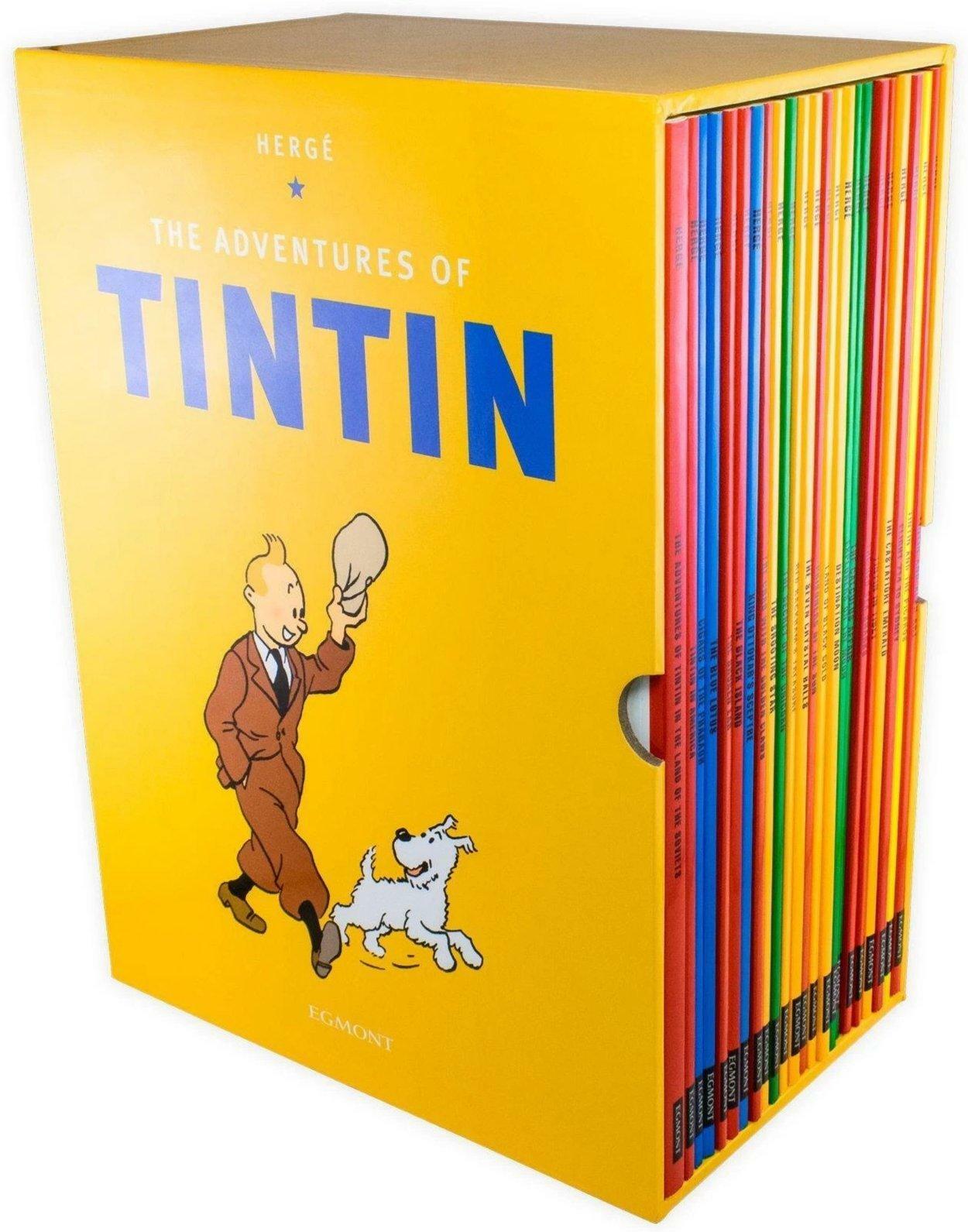 The Adventures of Tintin Boxset 23 Books Collection By Herge NEW Paperback