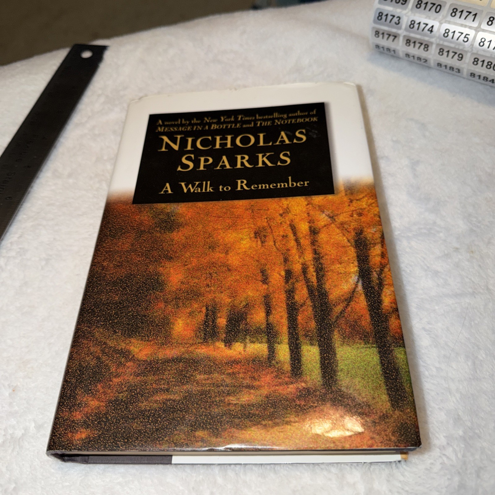 A Walk to Remember by Nicholas Sparks 1999 Hardcover Book Larger Print New
