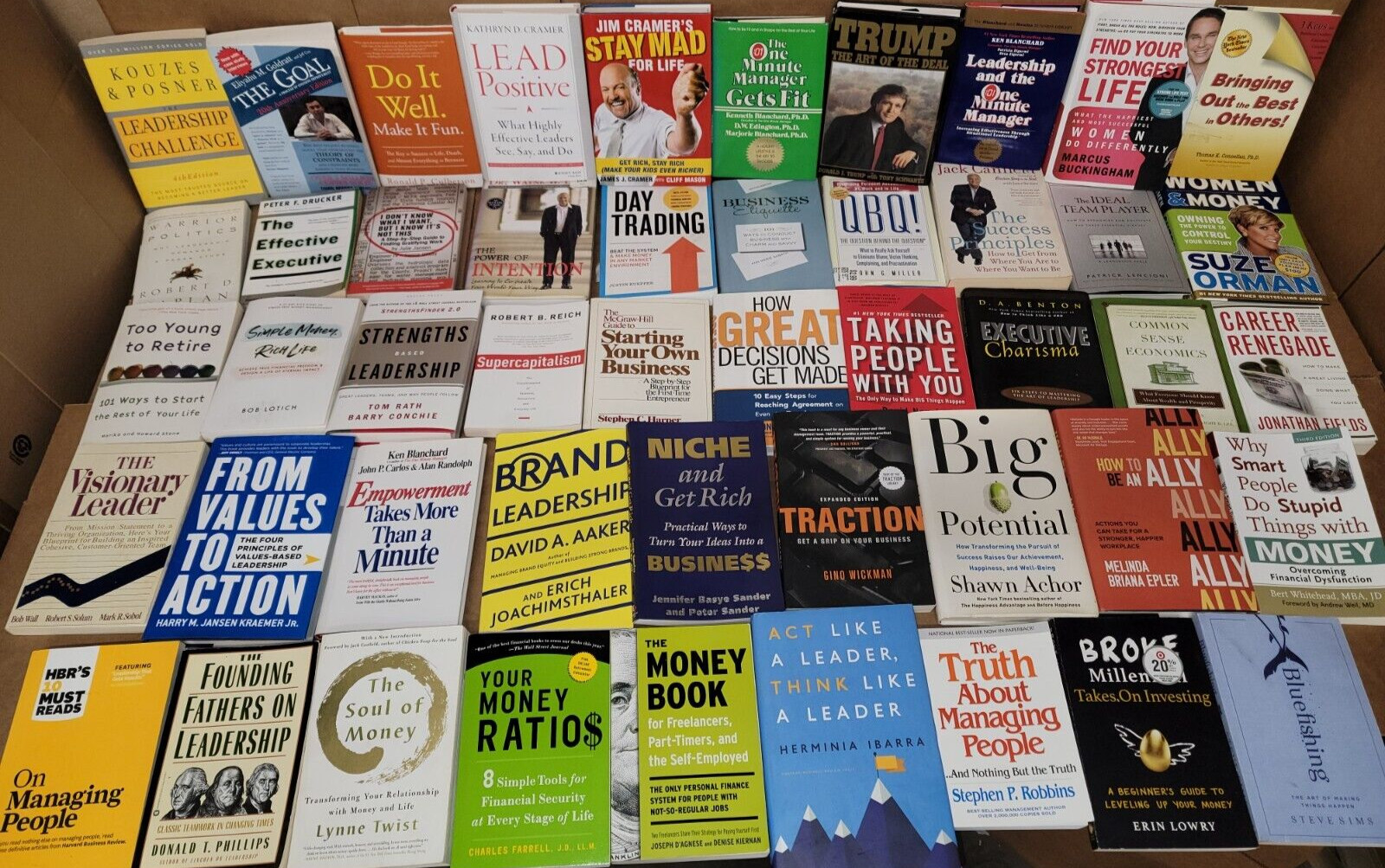 Lot of 20 Business Leadership Management Economic Investment Marketing Book MIX