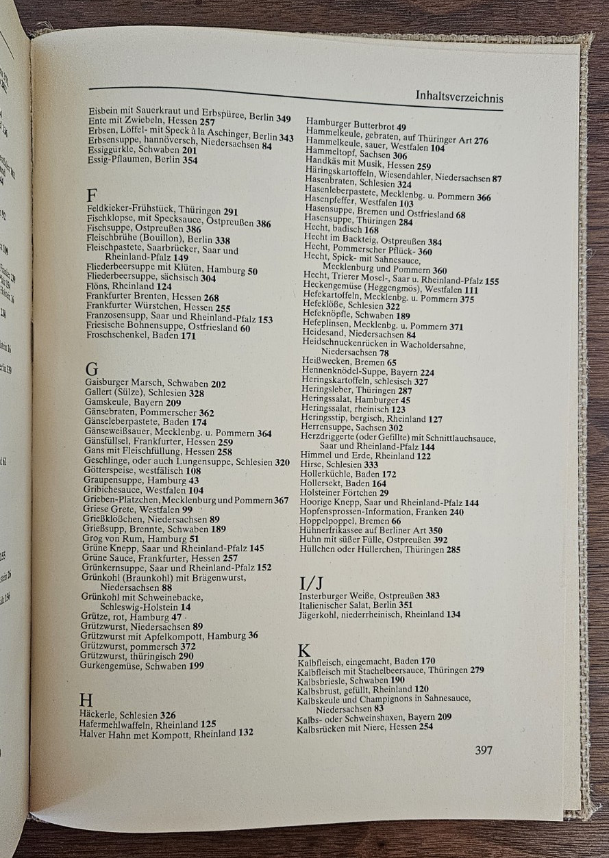 Unvergessene Kuche German Cookbook 1979 recipes Printed in Germany HC 11 X 8.5
