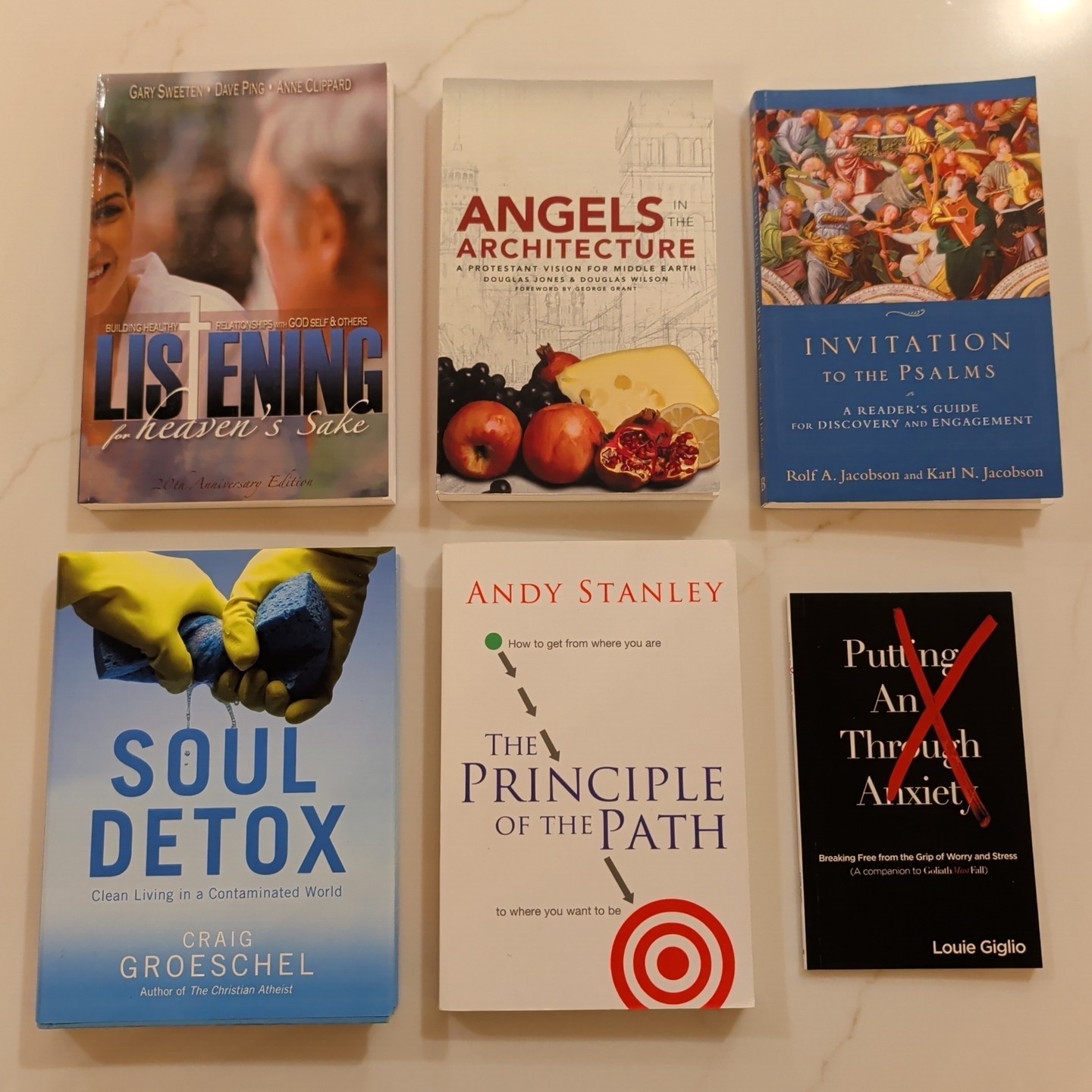 Christian Nonfiction Book Lot, 6 Titles, Educational, Self-Help