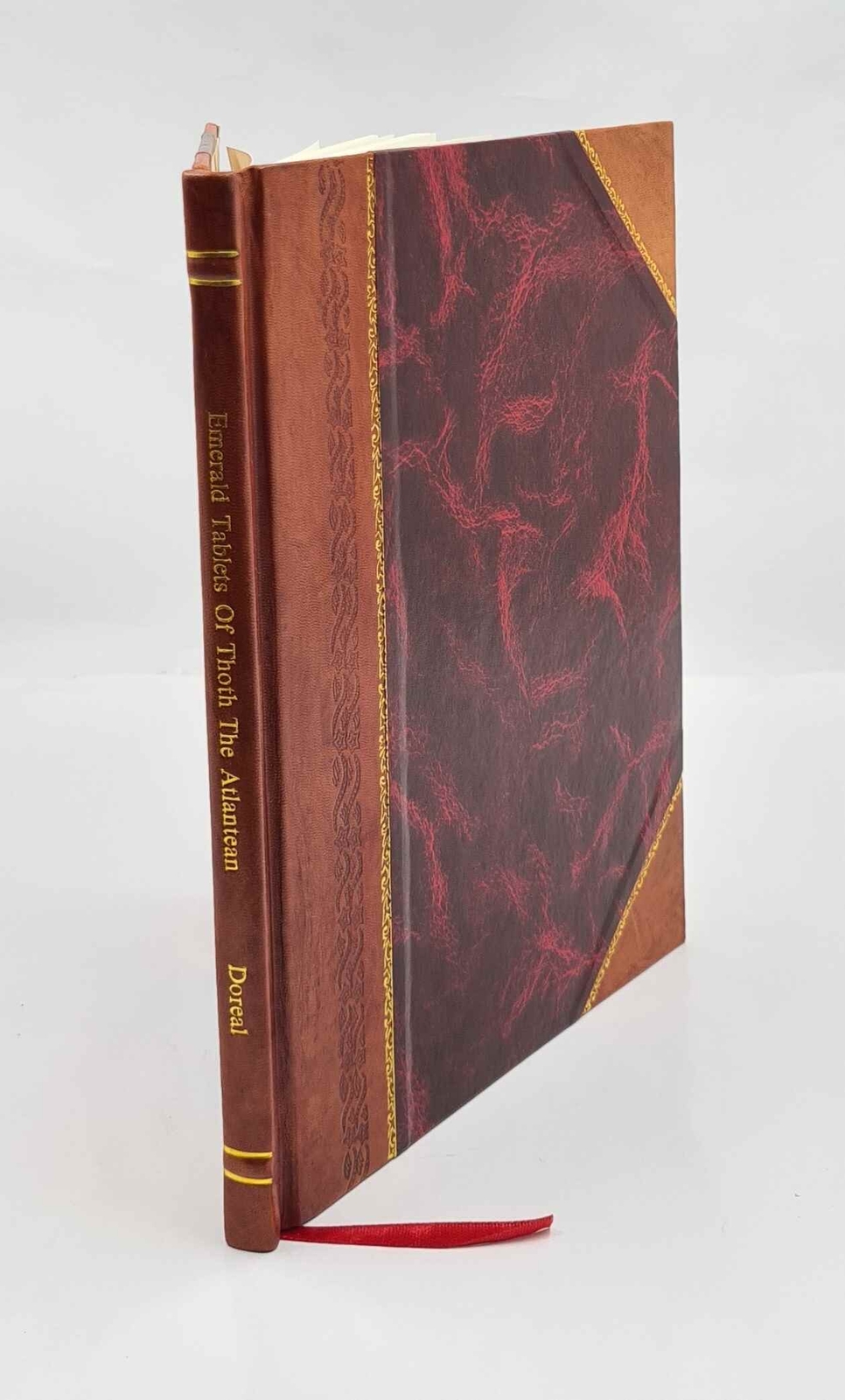 Emerald Tablets Of Thoth The Atlantean 1930 by Doreal [Leather Bound]