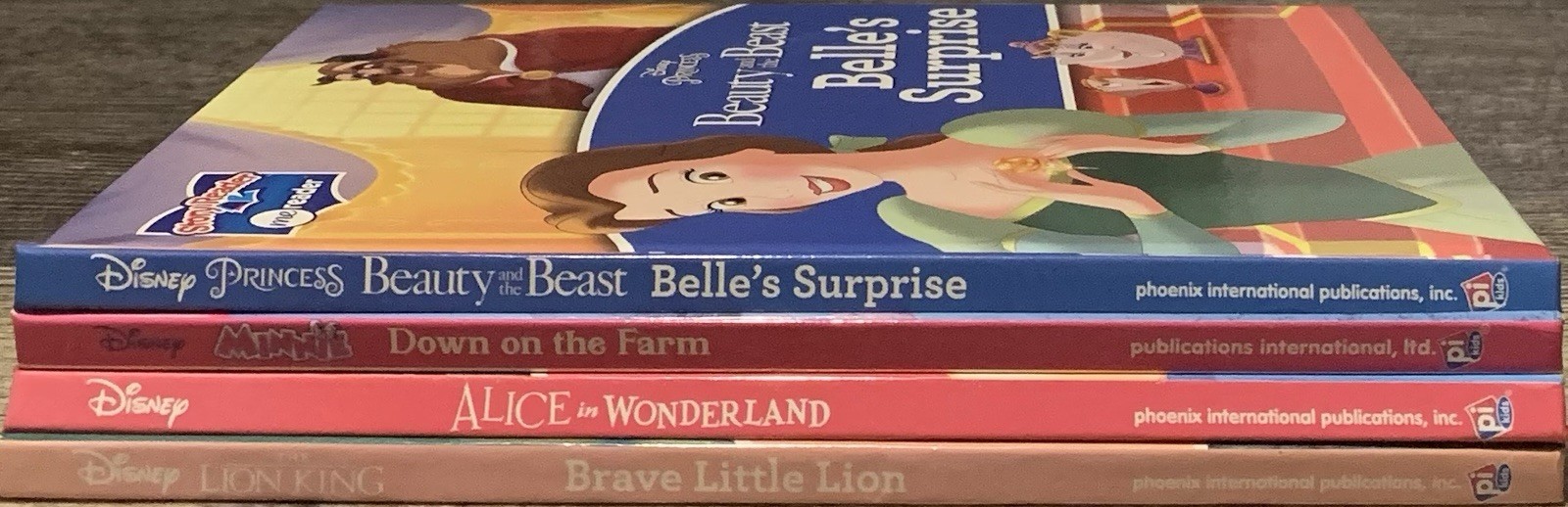 Lot Of 4: 1st HB Ed. Disney Story Reader MeReader Books Set; 2010s VERY GOOD!!!!
