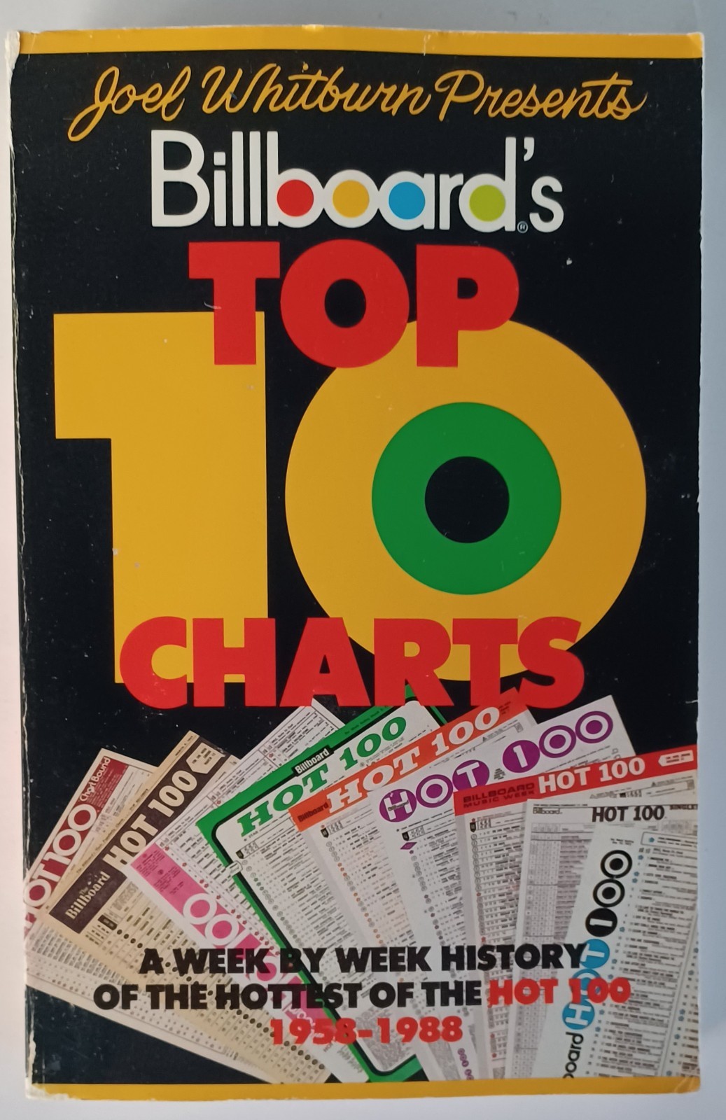 JOEL WHITBURN’S – Billboard’s Top 10 Charts – 1955-1988 – 594 Pages