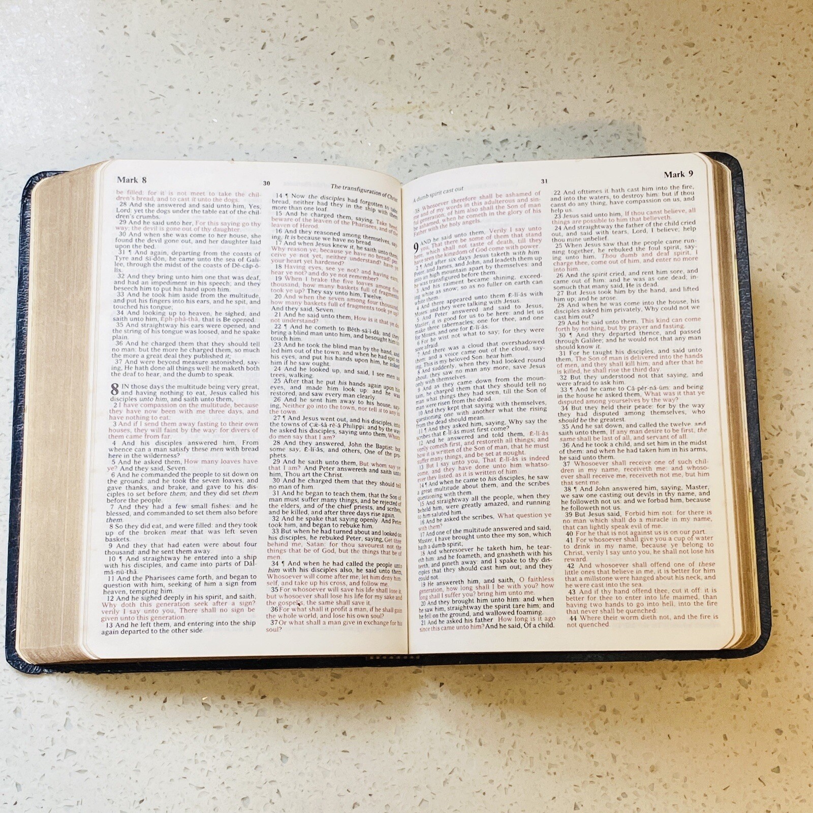 Holy Bible Concordance Red Letter Edition KJV Word Aflame Press 1973 Red Letter