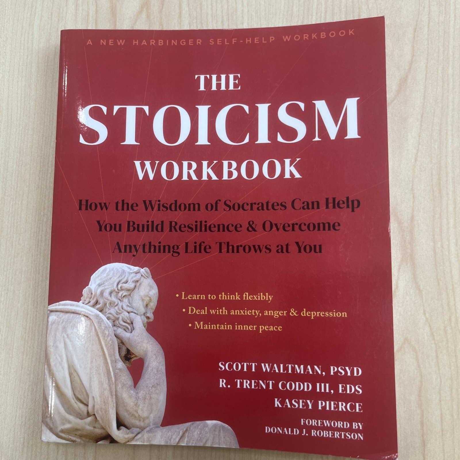 The Stoicism Workbook: How the Wisdom of Socrates Build Resilience – GOOD -CLEAN