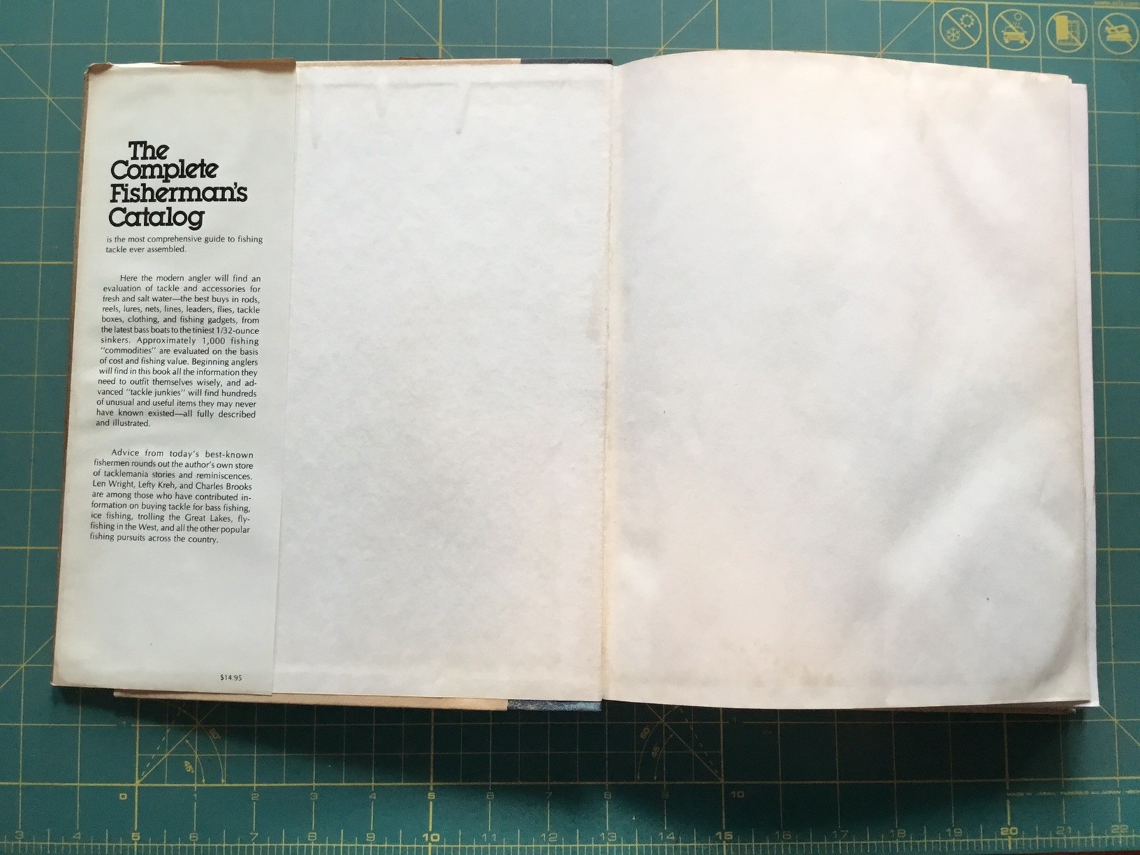 1977 The Complete Fisherman’s Catalog, 464Pages Book Many Pictures