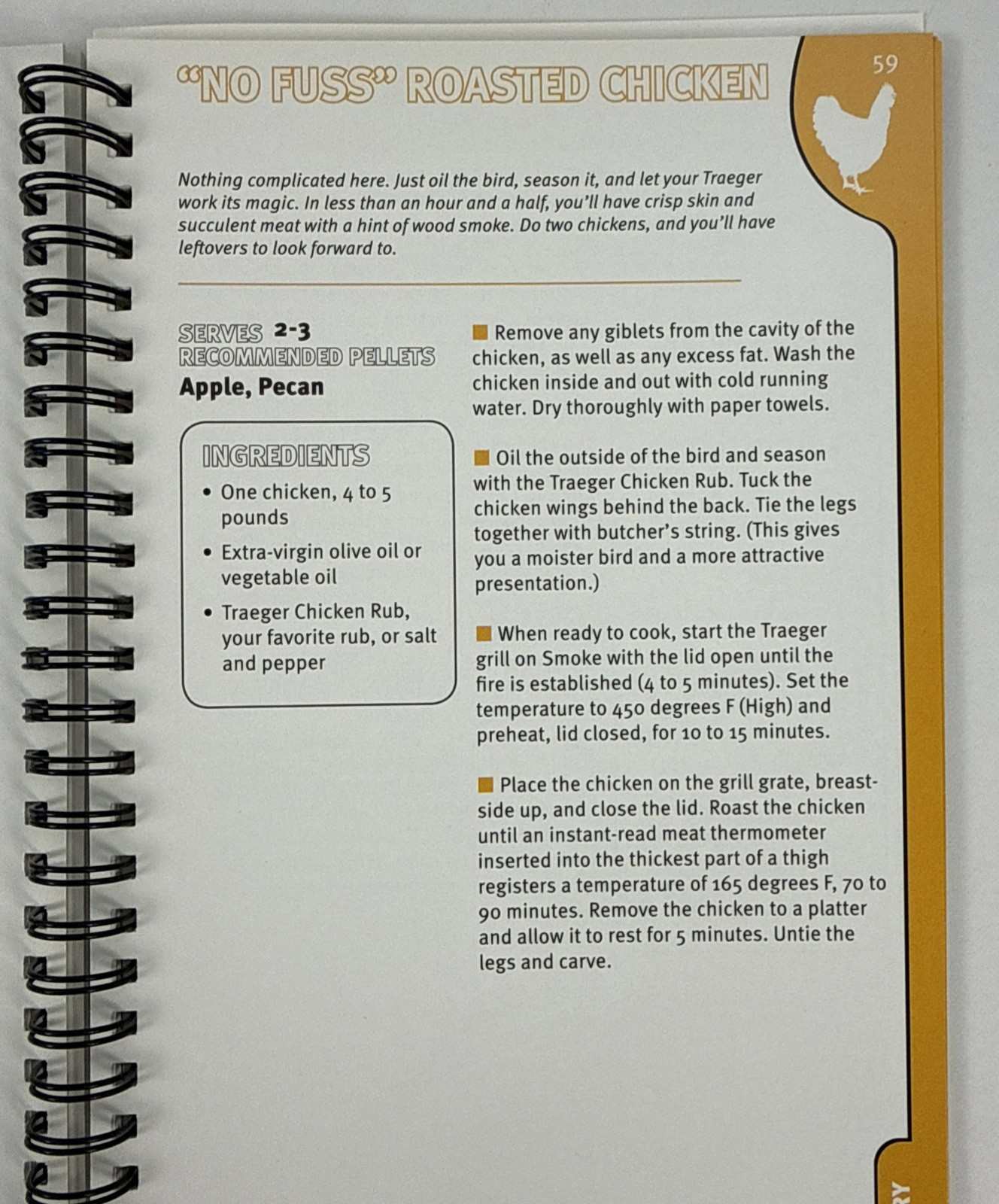 2011 Traeger’s Everyday Cookbook-Wood Pellet Grill-101 pages-Spiral Bound