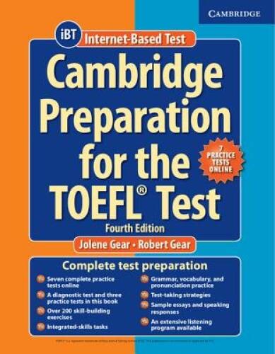 Cambridge Preparation for the TOEFL Test Book with Online Pr – VERY GOOD