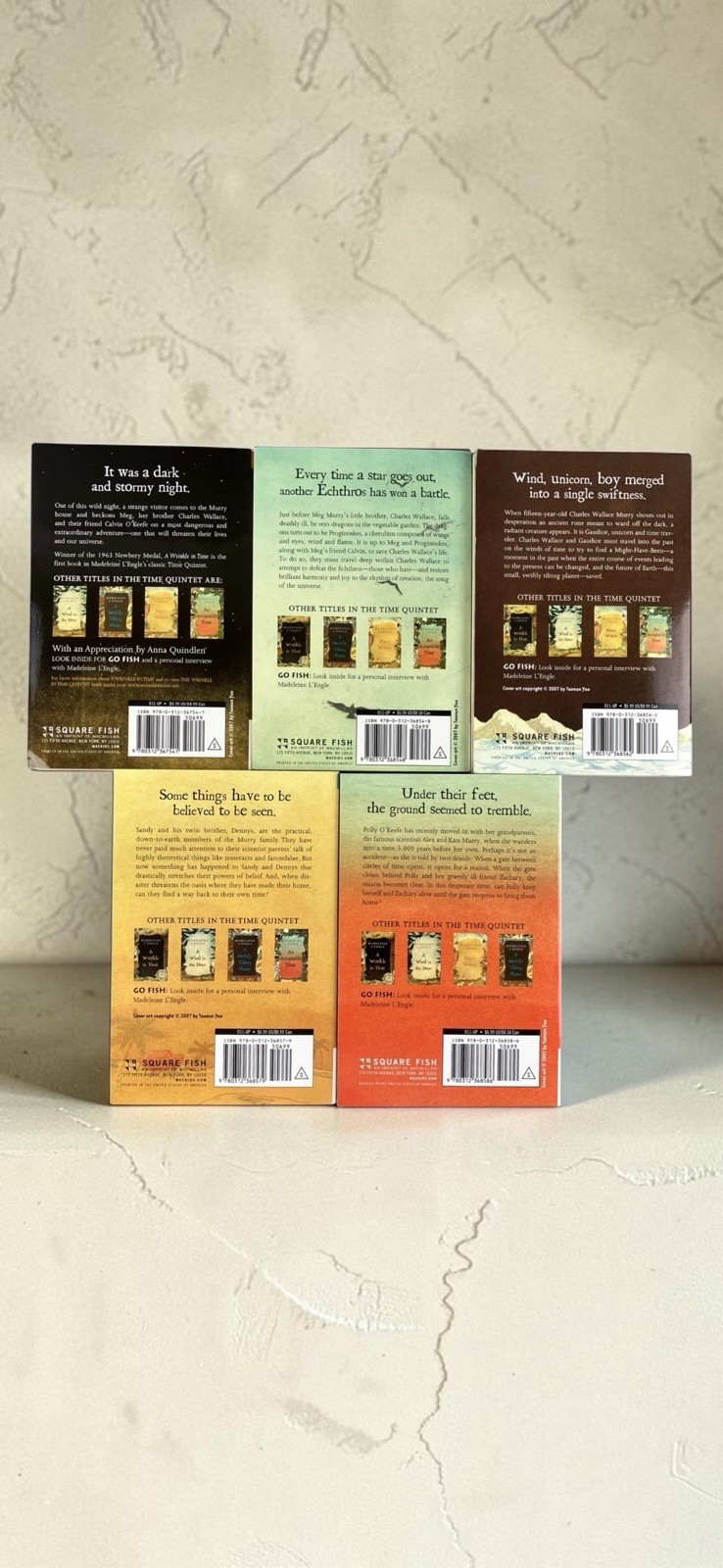 A Wrinkle in Time Quintet, 5 Books Box Set (2007), Madeleine L’Engle – Paperback