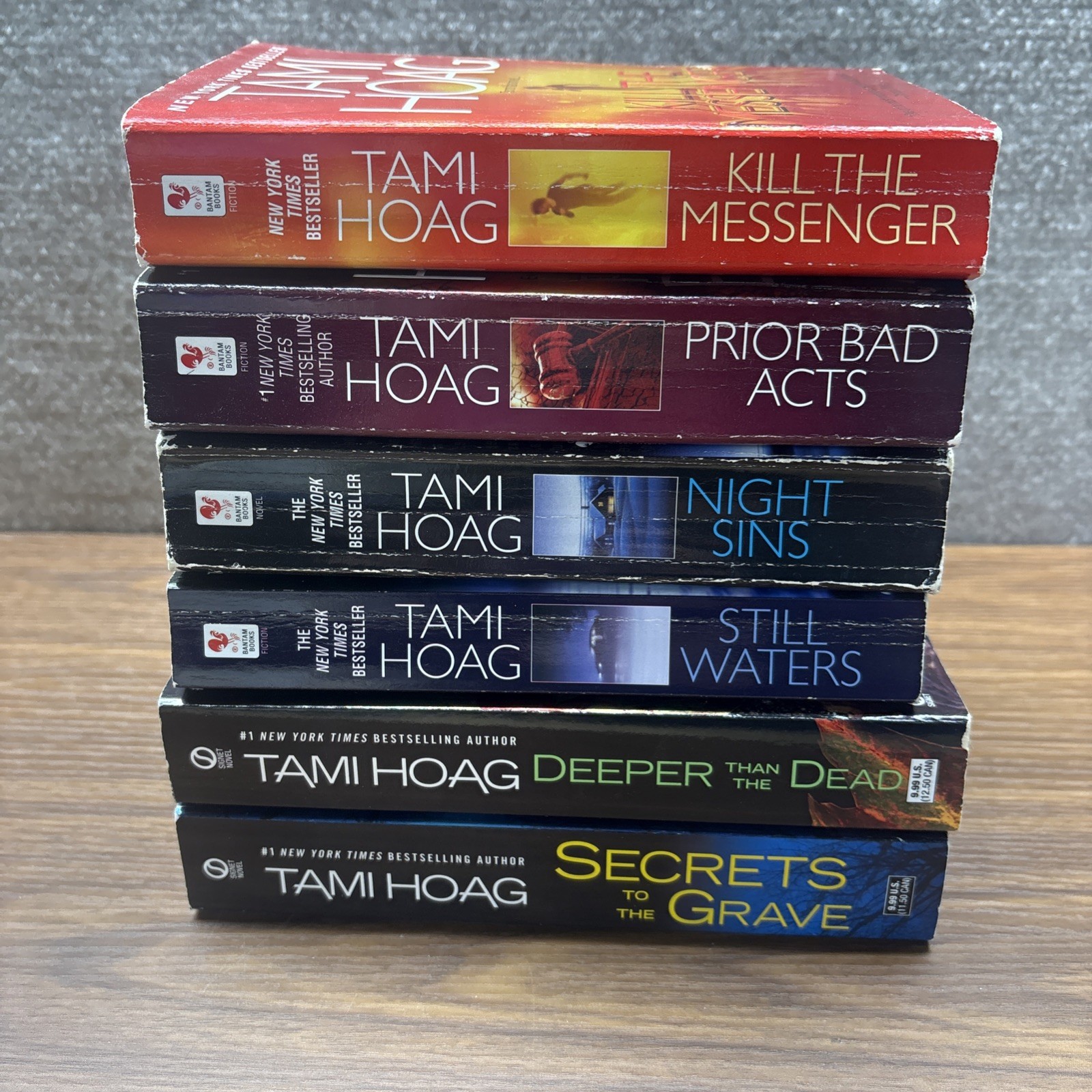 Tami Hoag Mystery/Thriller Bundle Book Lot Of 6 Paperback Suspense Mixed Lot