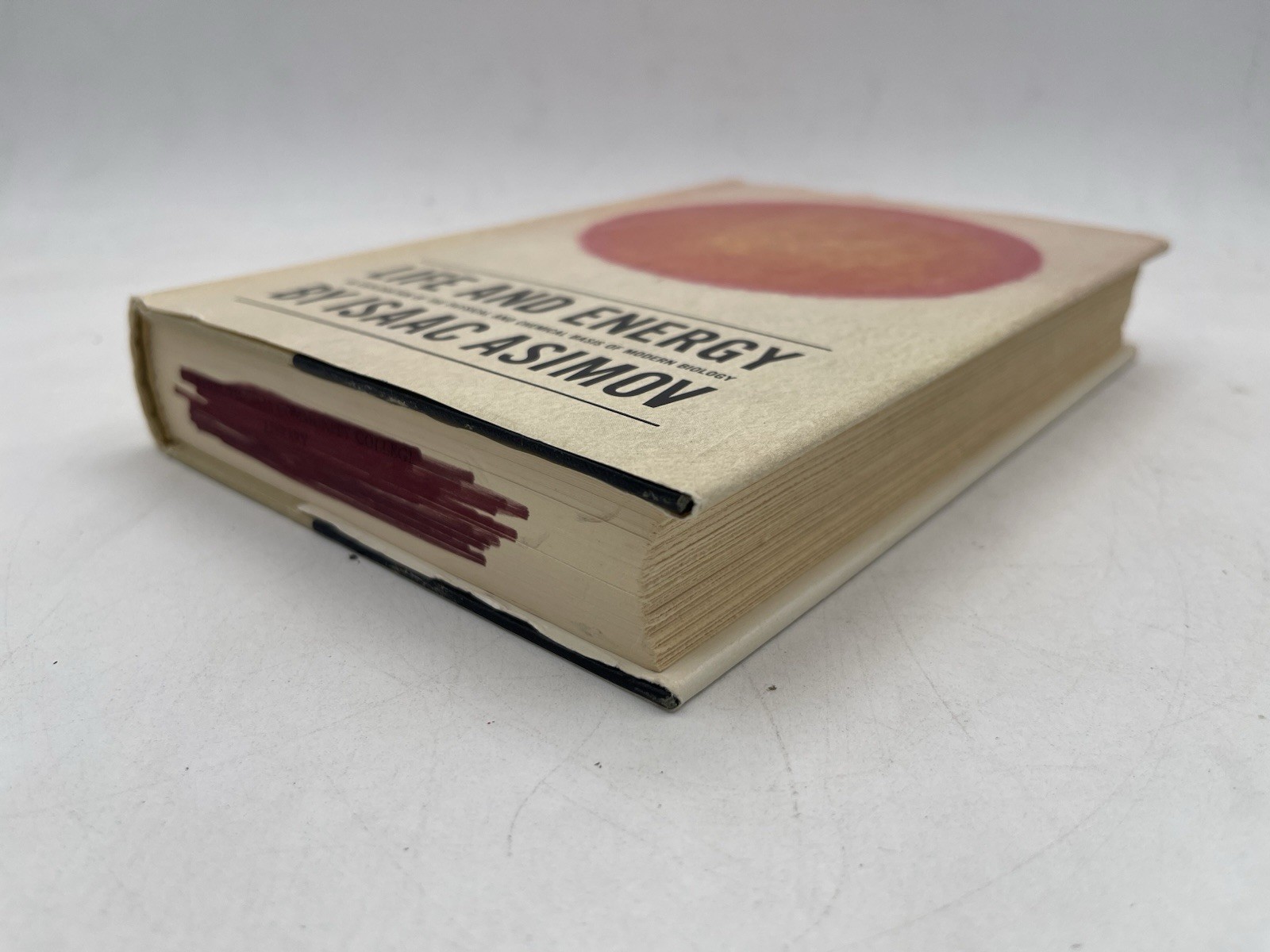 Life and Energy 1962 First Edition by Isaac Asimov Hardcover Dustjacket
