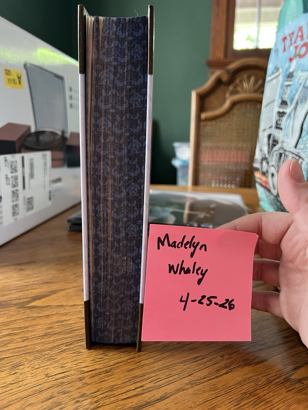 Rebecca Yarros Fourth Wing &Iron Flame Bookish Box Edition with page overlays