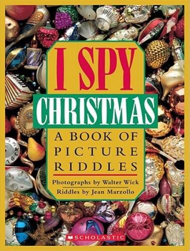 I Spy Christmas: A Book of Picture Riddles – Hardcover – VERY GOOD