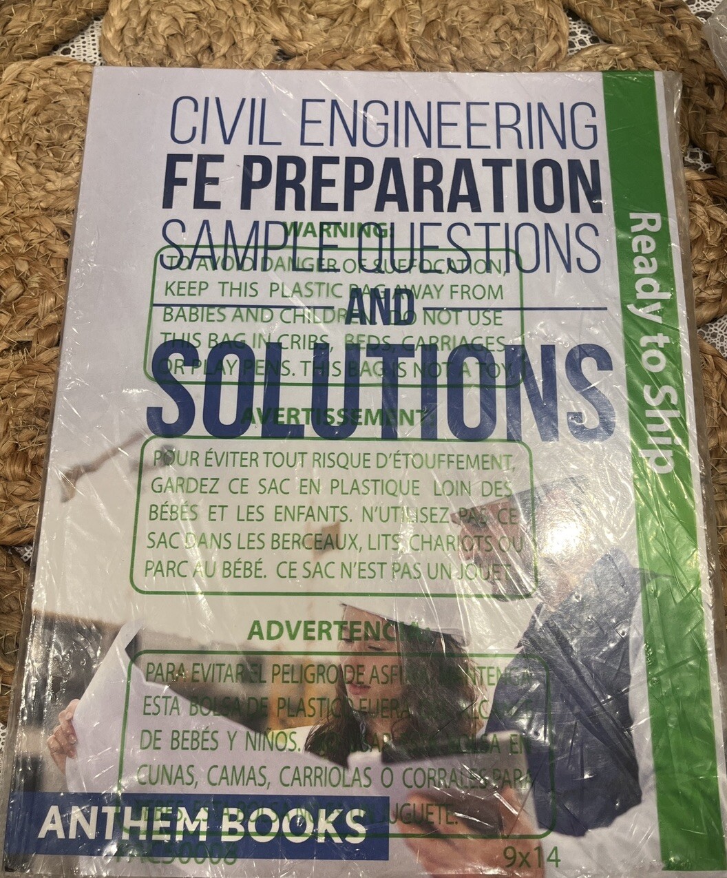 CIVIL ENGINEERING FE EXAM PREPARATION SAMPLE QUESTIONS AND By Anthem Publishing