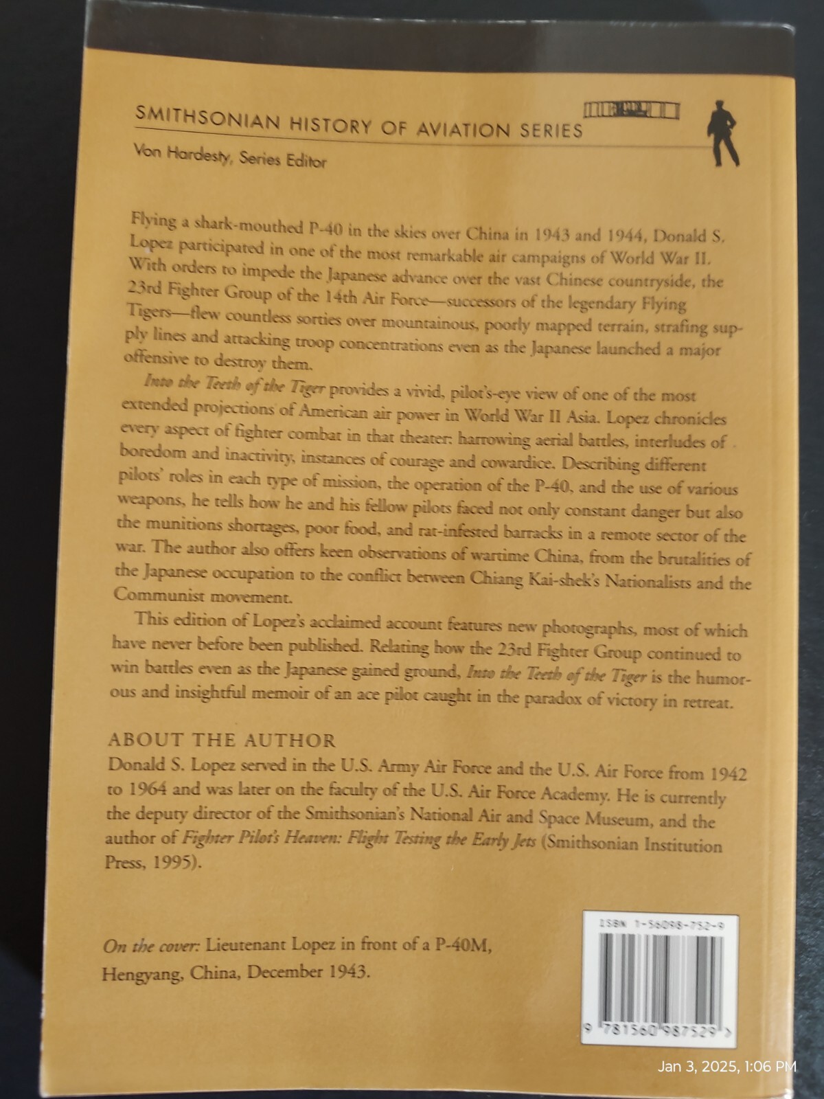 Into the Teeth of the Tiger, 256 pages, © with new material 1997, 1st © 1986