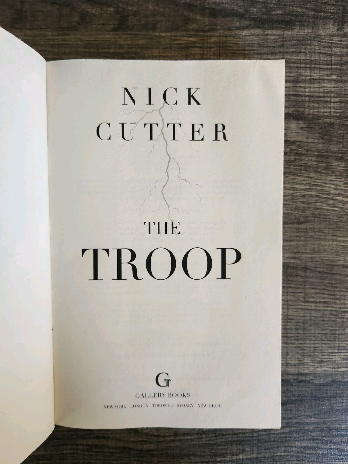 The Troop Nick Cutter First Edition First Print Hardcover Horror Fiction Rare