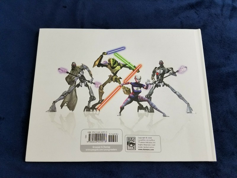 Star Wars the Clone Wars the battle begins hardback children’s book 11 by 8.5 in