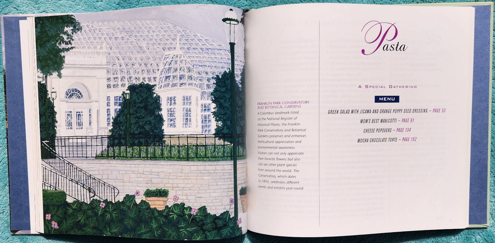 America Celebrates Columbus Ohio 1999 Hardcover Cookbook 176 Pages