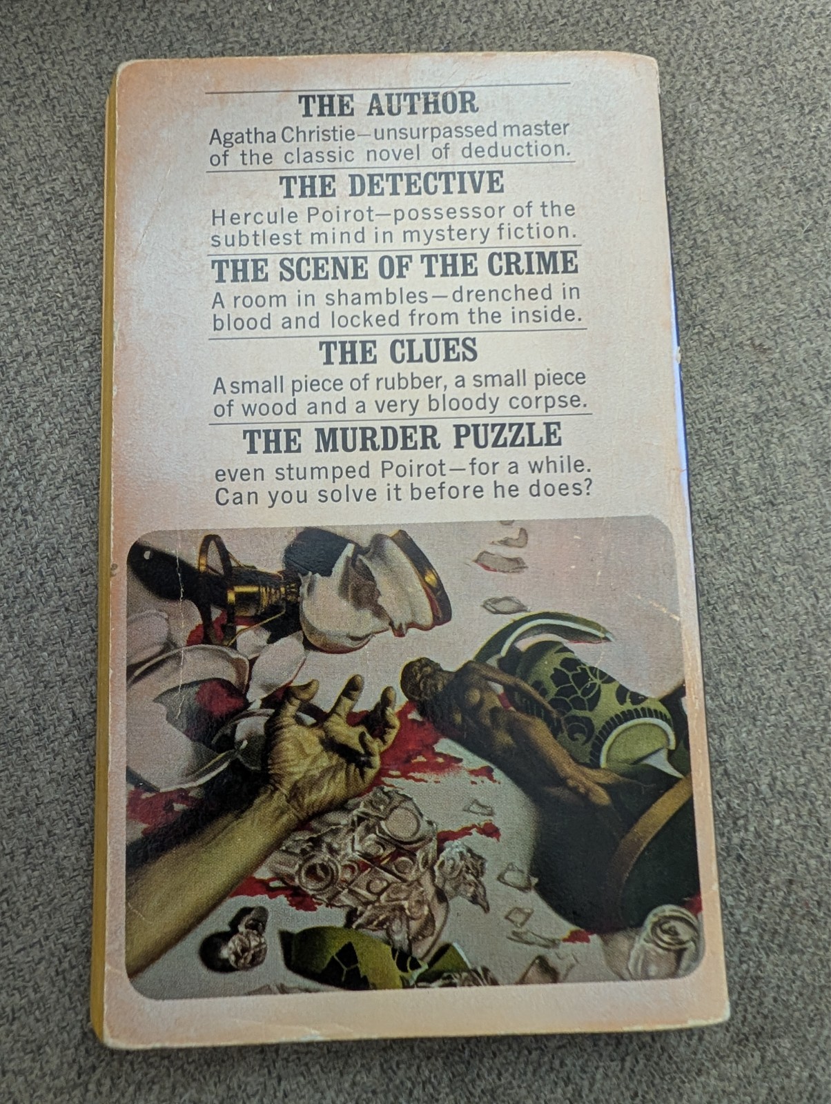 A Holiday for Murder by Agatha Christie – Poirot – Bantam Paperback 1973