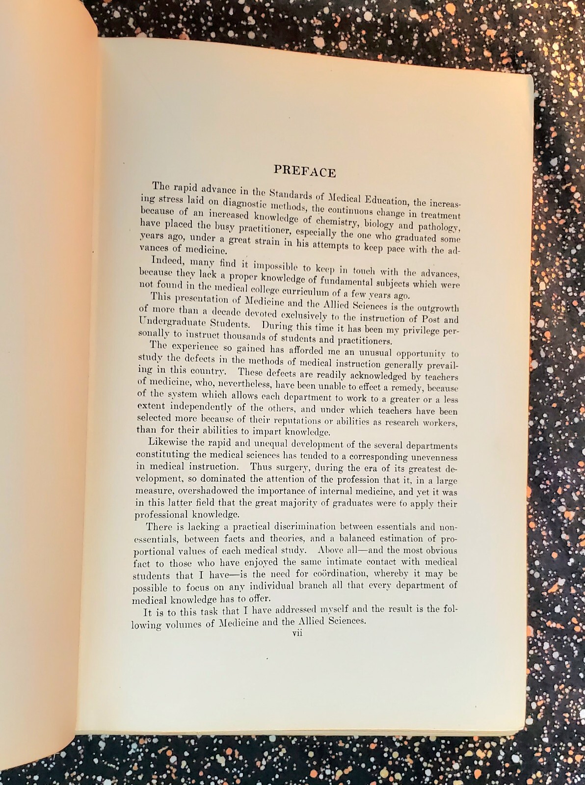 Medicine And The Allied Sciences, Samuel Fomon, Volume 1, 1919, Hardcover