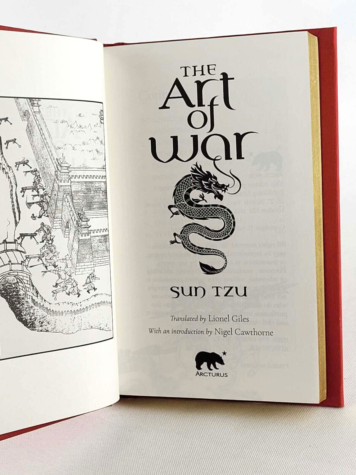THE ART OF WAR Sun Tzu Lionel Giles Deluxe Compact Illustrated Hardcover NEW