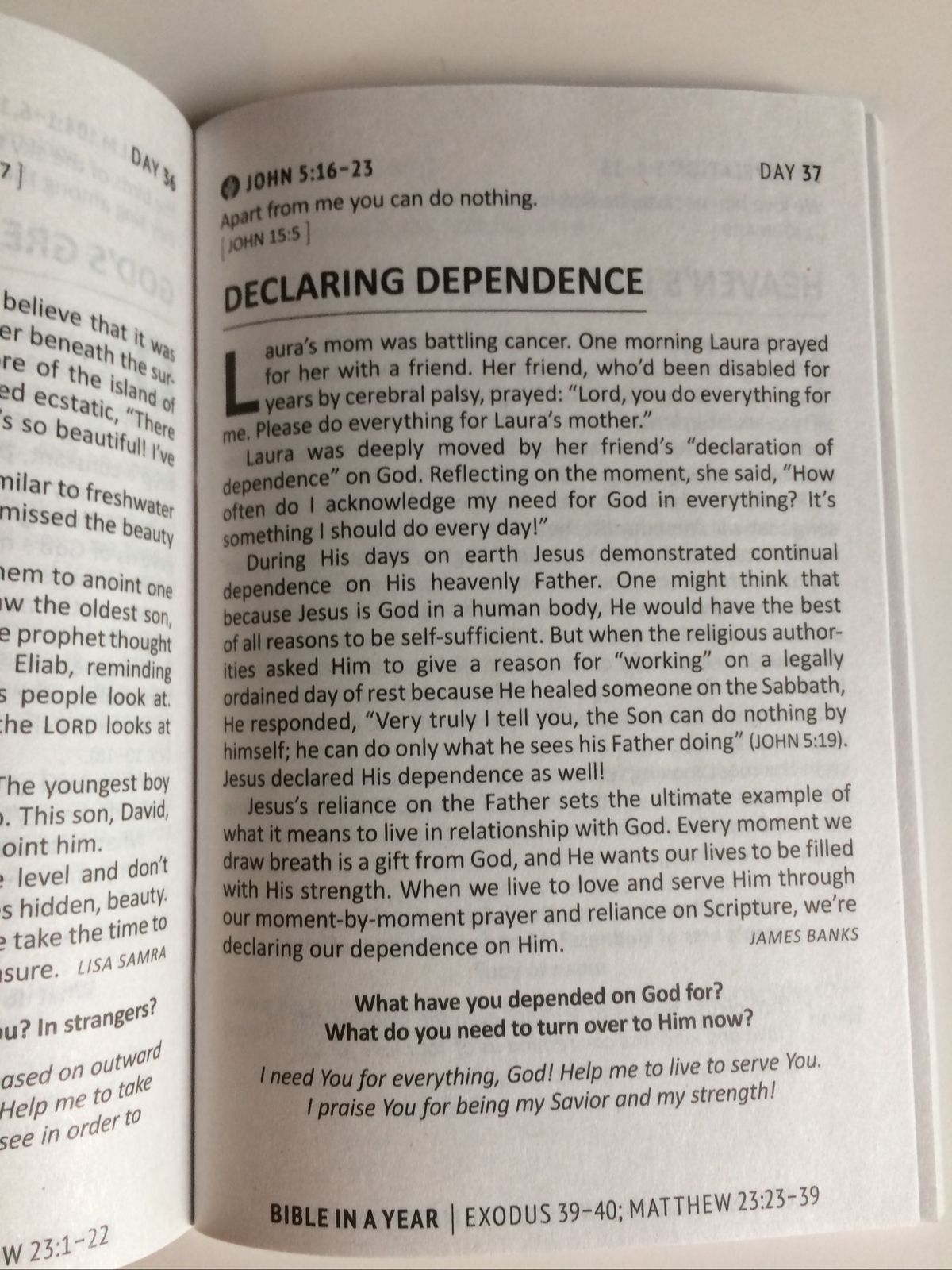 Our Daily Bread 2020 Paperback 90 Day Introductory Edition Devotional Booklet