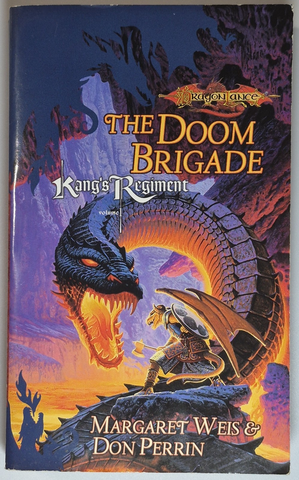 Dragonlance KANG’S REGIMENT Two PB Book Lot #’s 1 & 2 in Series Volumes 1stPrint