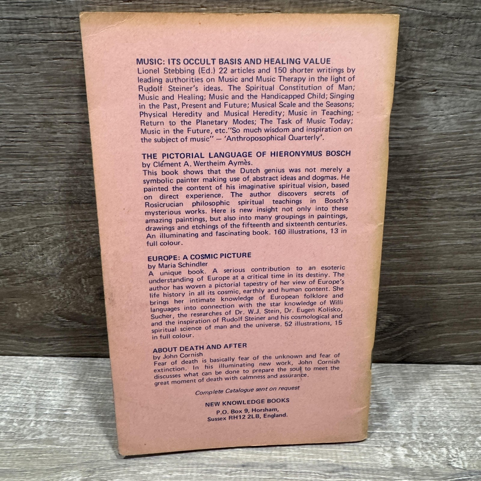 Vintage Colour And Healing Gladys Mayer Books Pink PB United Kingdom 1964